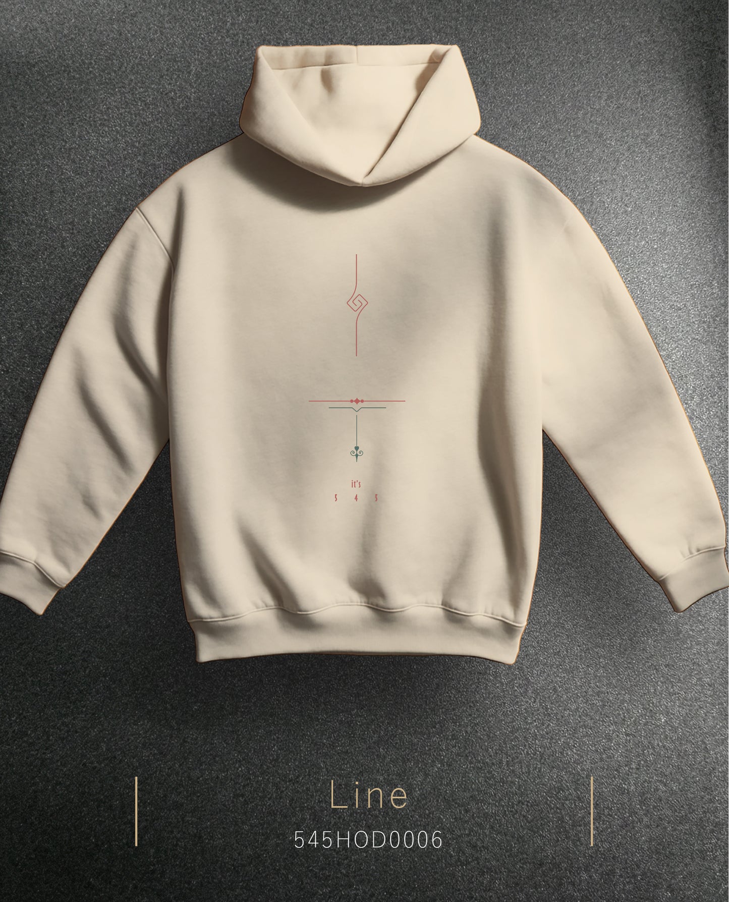 Line Hoodie (Kapüşonlu Sweatshirt) (2 Renk)