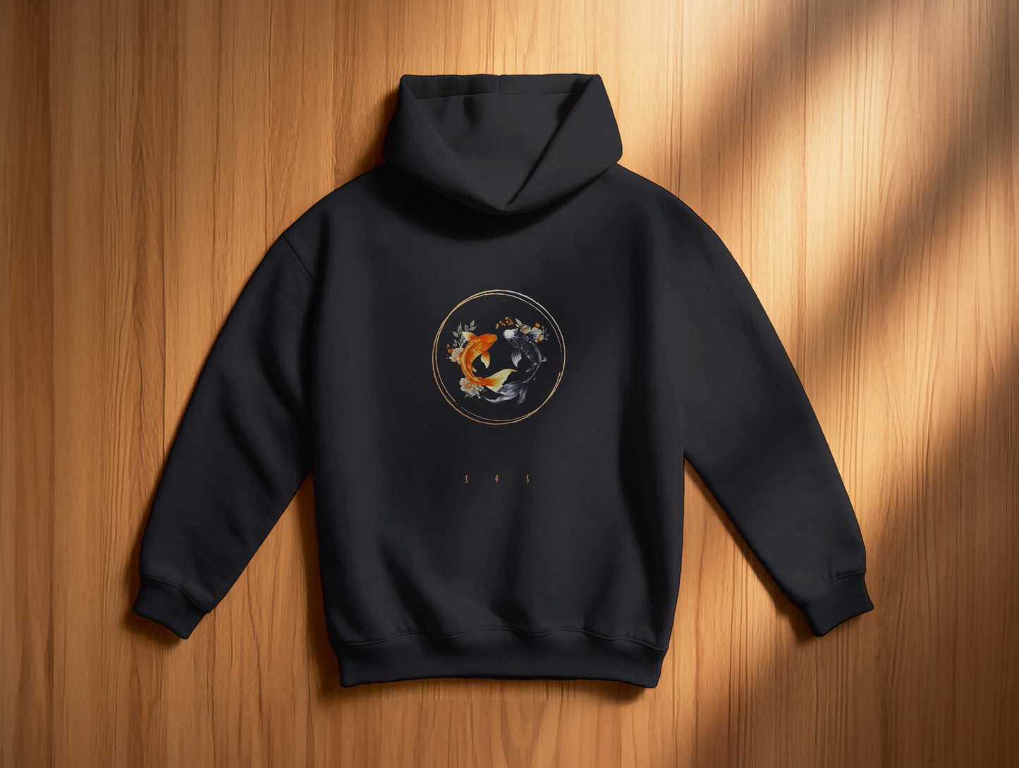 Koi It's 545 Hoodie (Kapüşonlu Sweatshirt) (Renk: Siyah-Ekru) (545HOD0007)
