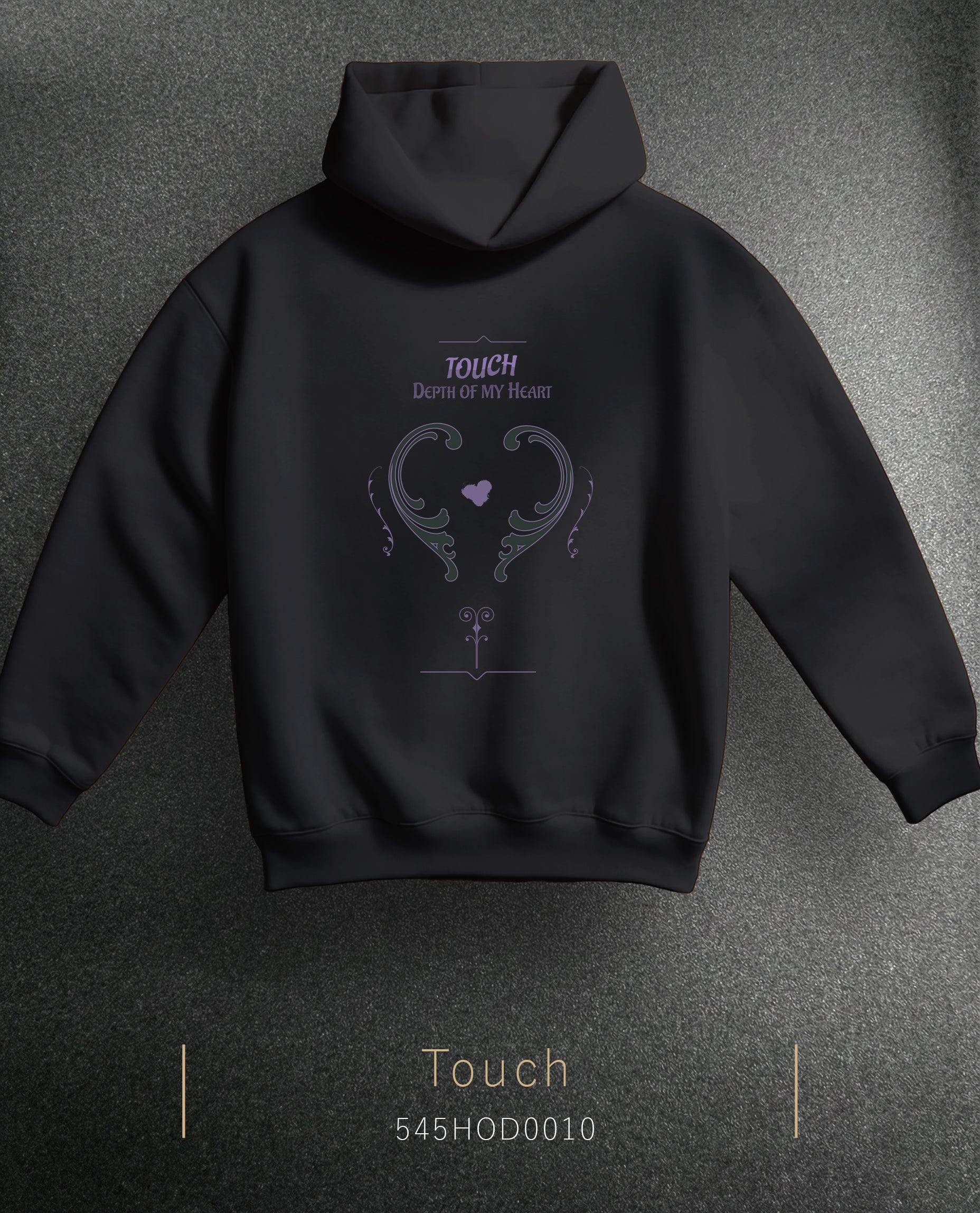 Touch & Love Hoodie Kapüşonlu Sweatshirt (2 Renk)