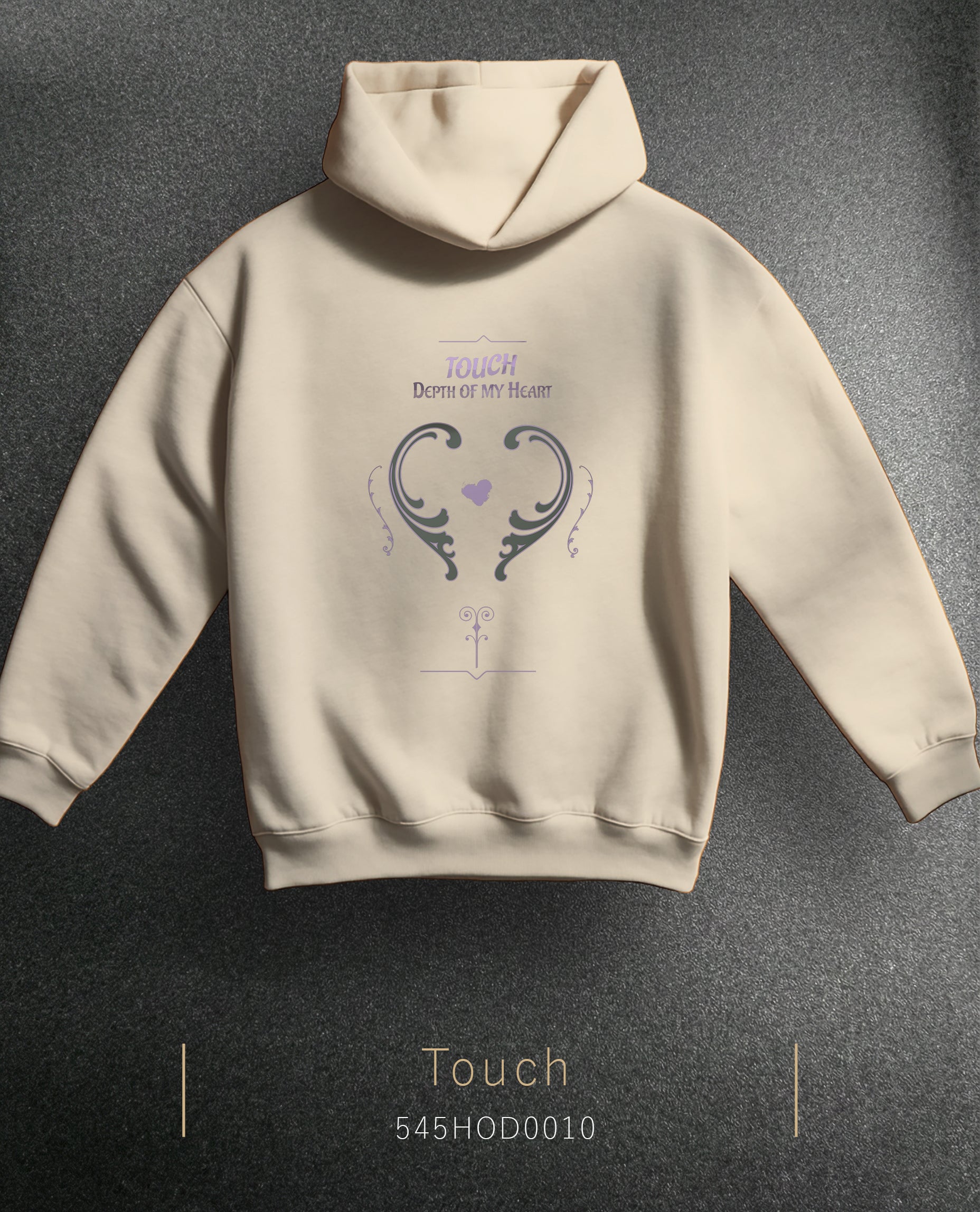 Touch & Love Hoodie Kapüşonlu Sweatshirt (2 Renk)