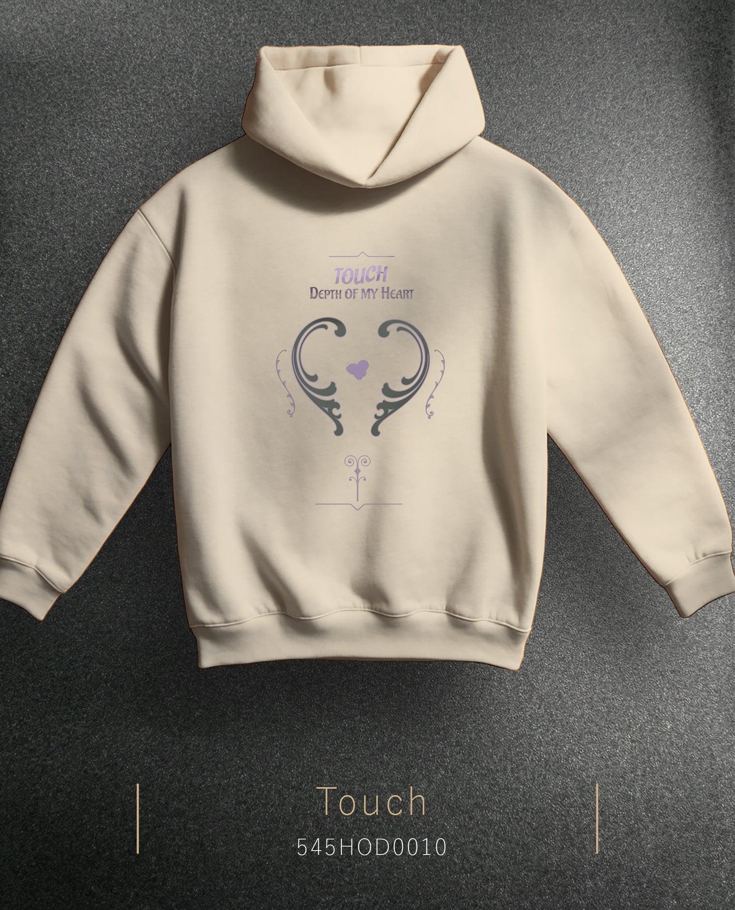 Touch & Love Hoodie Kapüşonlu Sweatshirt (2 Renk)