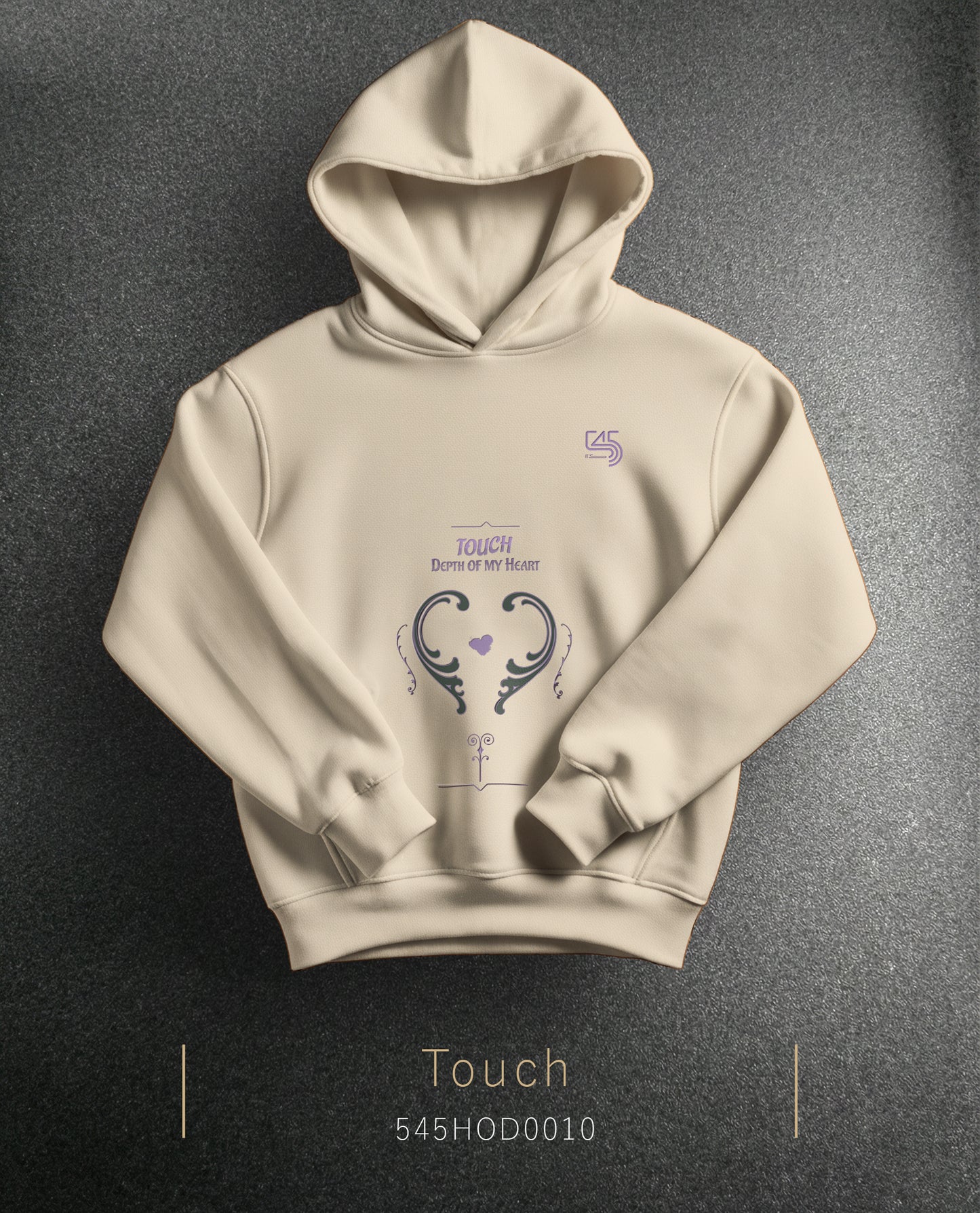 Touch & Love Hoodie Kapüşonlu Sweatshirt (2 Renk)