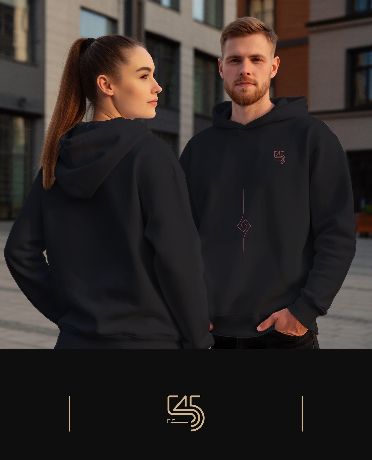 Twin Soul Hoodie Kapüşonlu Sweatshirt (2 Renk)