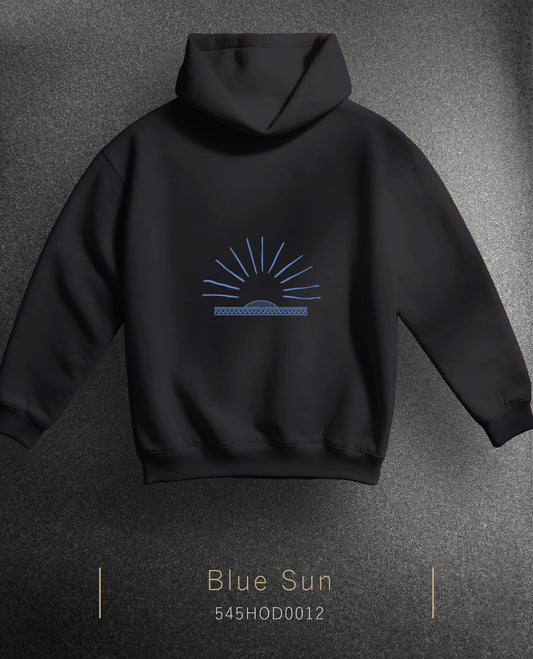 Blue Sun Hoodie Kapüşonlu Sweatshirt (2 Renk)