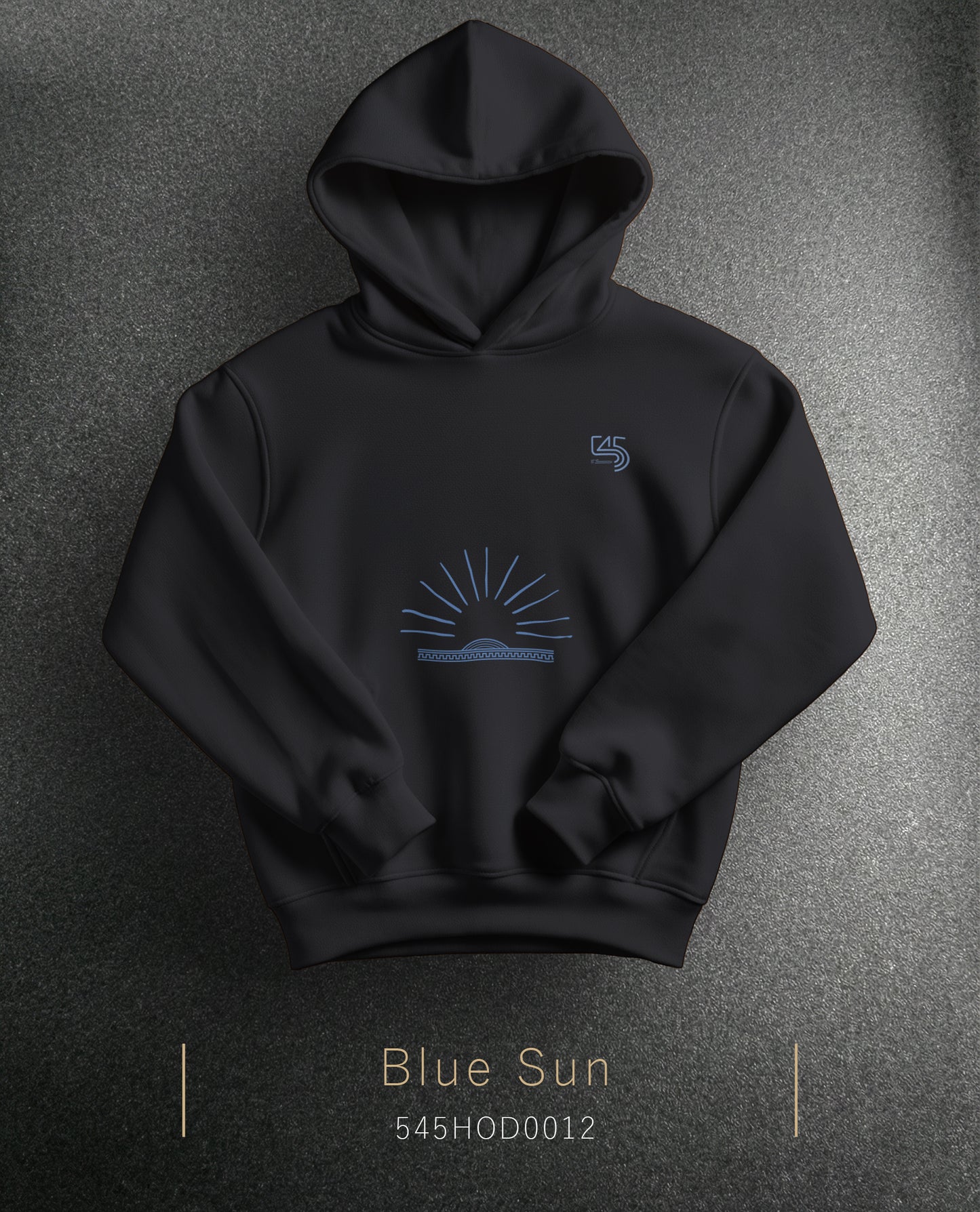 Blue Sun Hoodie Kapüşonlu Sweatshirt (2 Renk)
