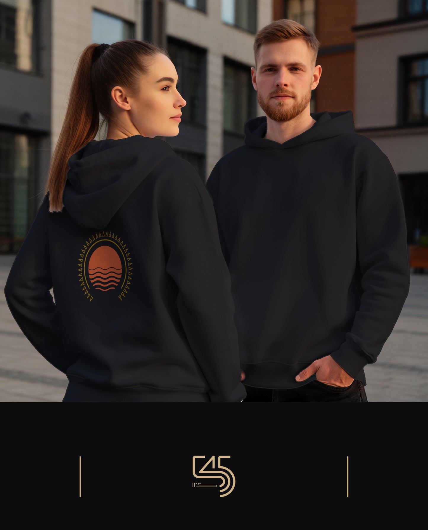 Sunset Hoodie Kapüşonlu Sweatshirt (2 Renk)