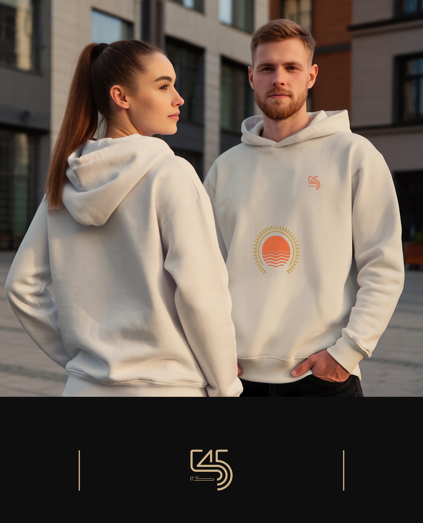 Sunset Hoodie Kapüşonlu Sweatshirt (2 Renk)