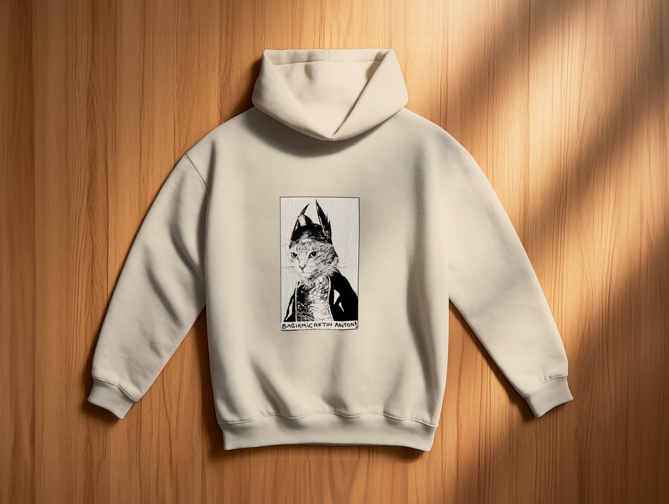The Cat Anton Hoodie (Kapüşonlu Sweatshirt) (2 Renk)