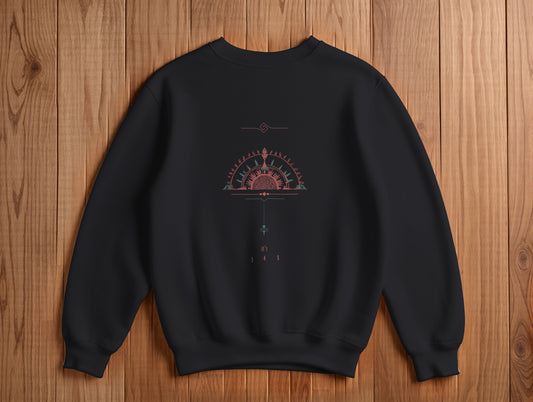 Sun It's 545 Sweatshirt (Renk: Siyah-Ekru) (545SWT0006)