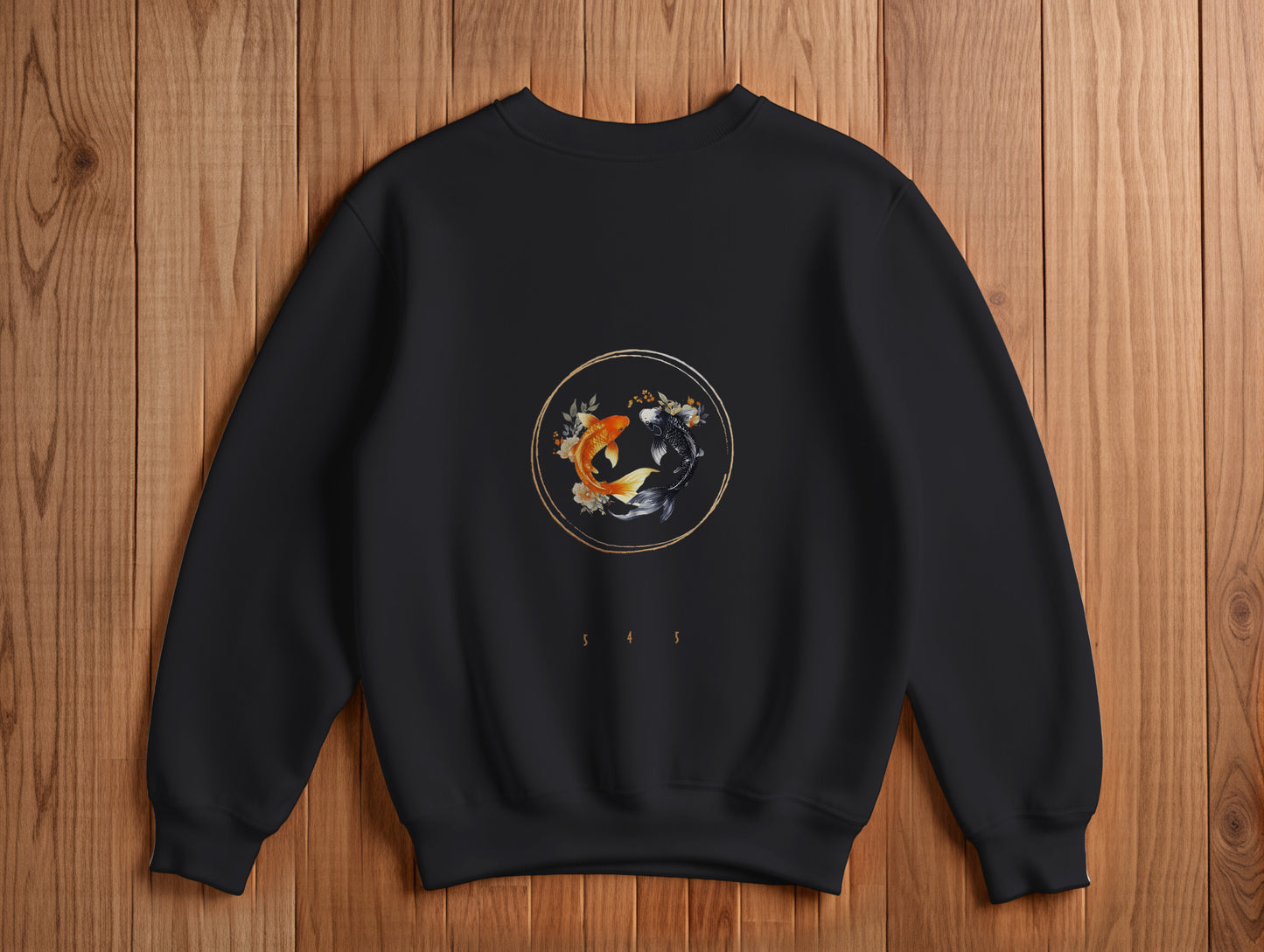 Koi It's 545 Sweatshirt (Renk: Siyah-Ekru) (545SWT0008)