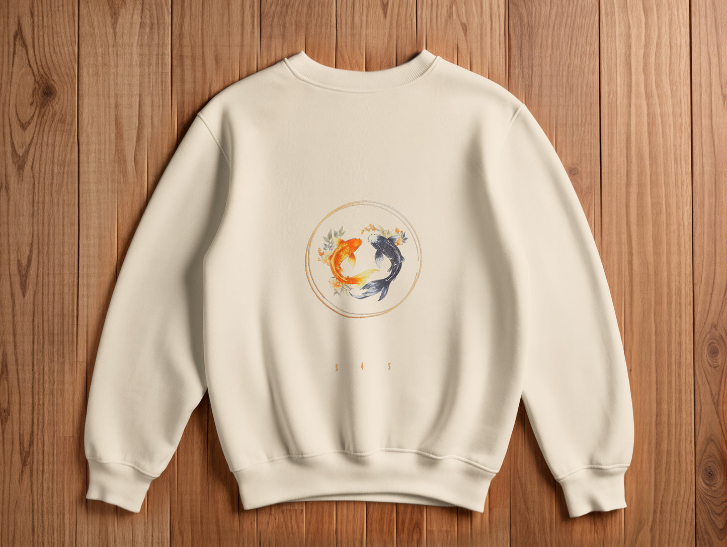 Koi It's 545 Sweatshirt (Renk: Siyah-Ekru) (545SWT0008)