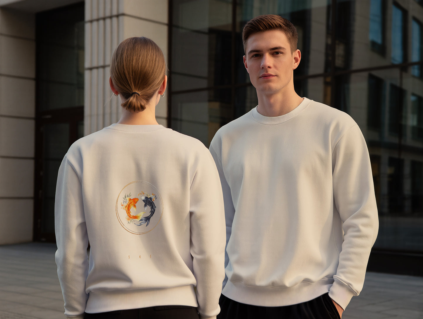 Koi It's 545 Sweatshirt (Renk: Siyah-Ekru) (545SWT0008)