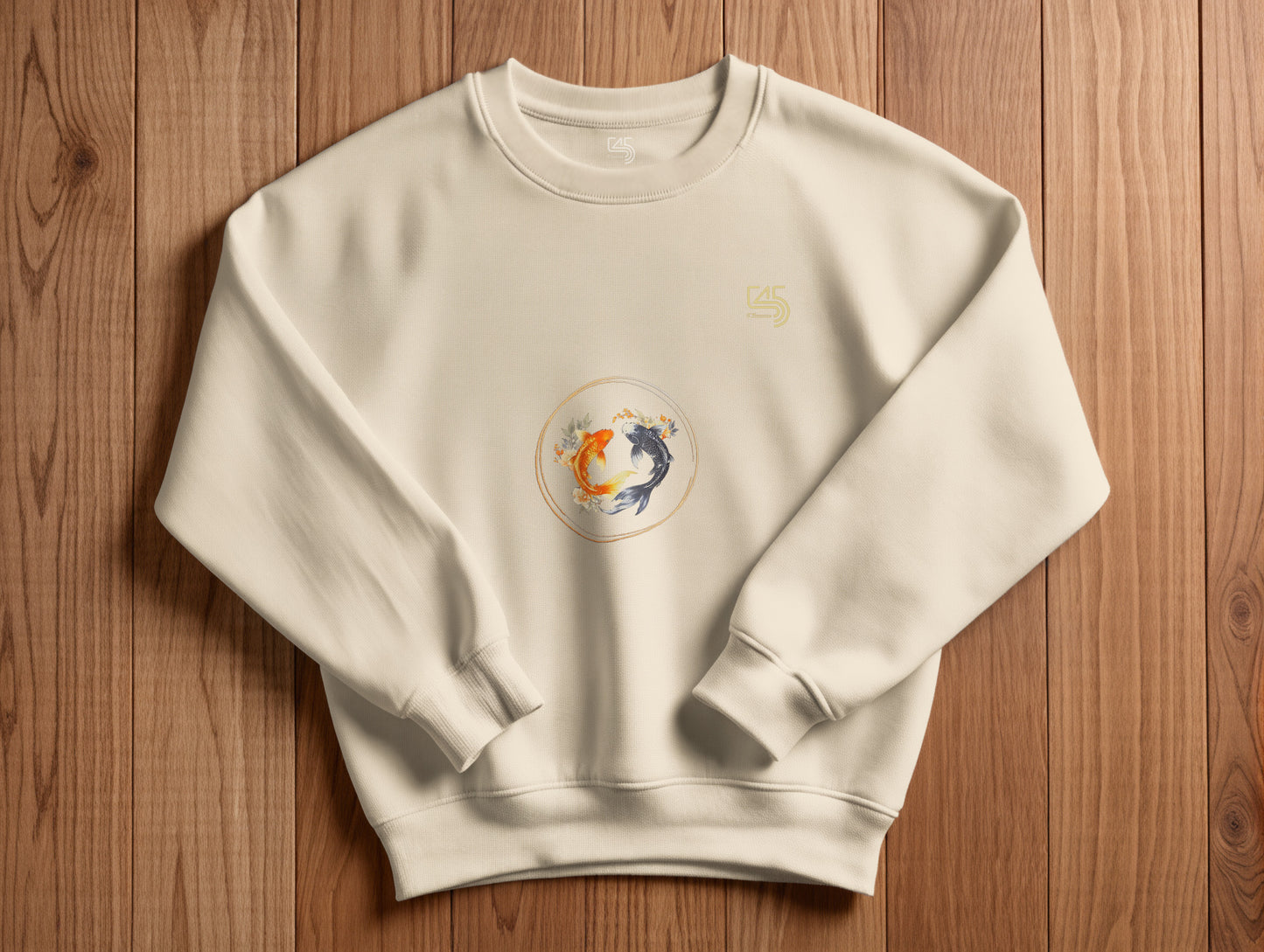 Koi It's 545 Sweatshirt (Renk: Siyah-Ekru) (545SWT0008)