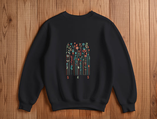 The Colors It's 545 Sweatshirt (Renk: Siyah-Ekru) (545SWT0009)