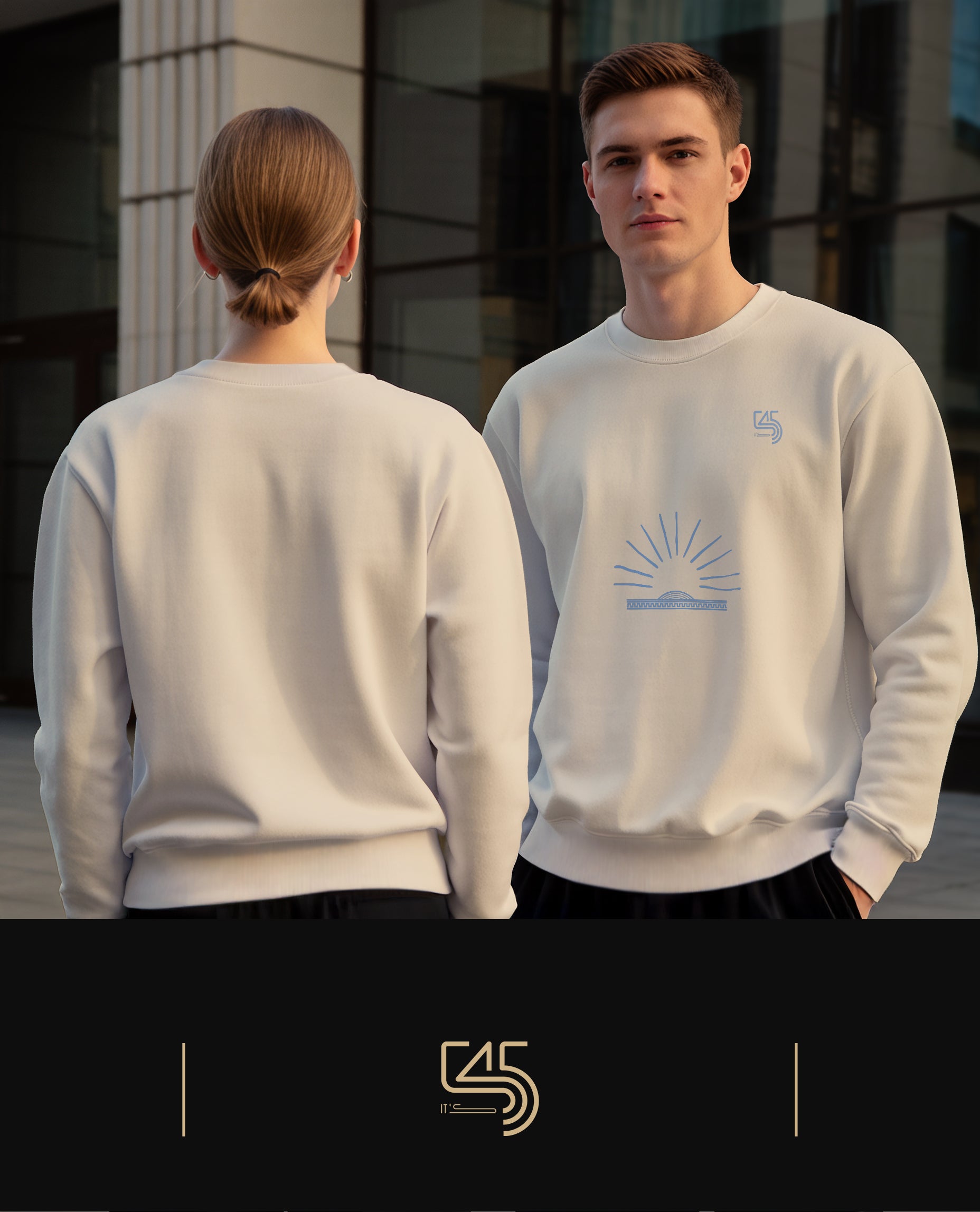 Blue Sun Sweatshirt (2 Renk)