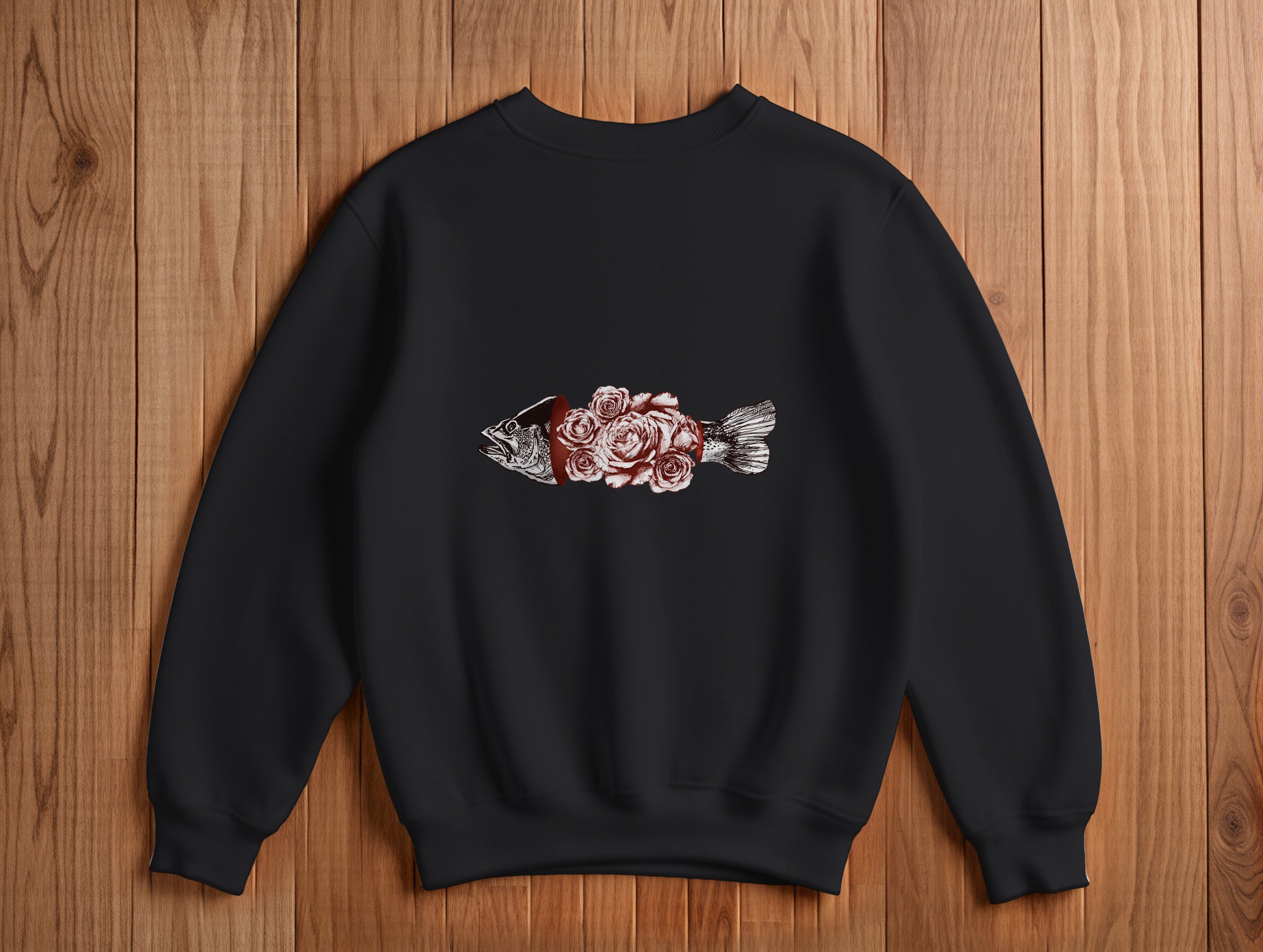 Fish & Rose Sweatshirt (2 Renk)