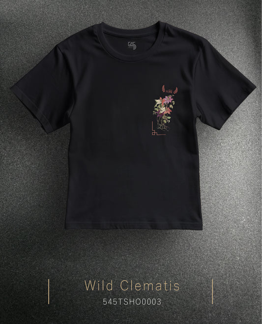 Wild Clematis Over Size T-Shirt (Tişört) 2 Renk