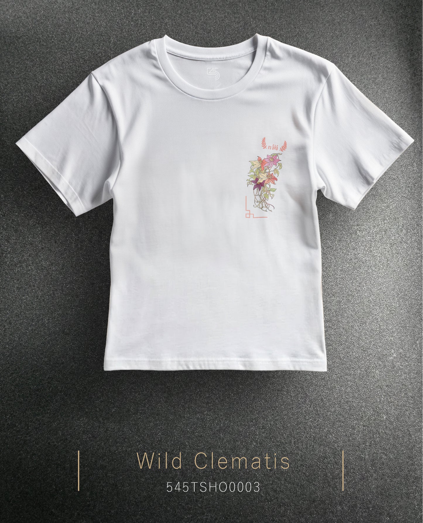 Wild Clematis Over Size T-Shirt (Tişört) 2 Renk