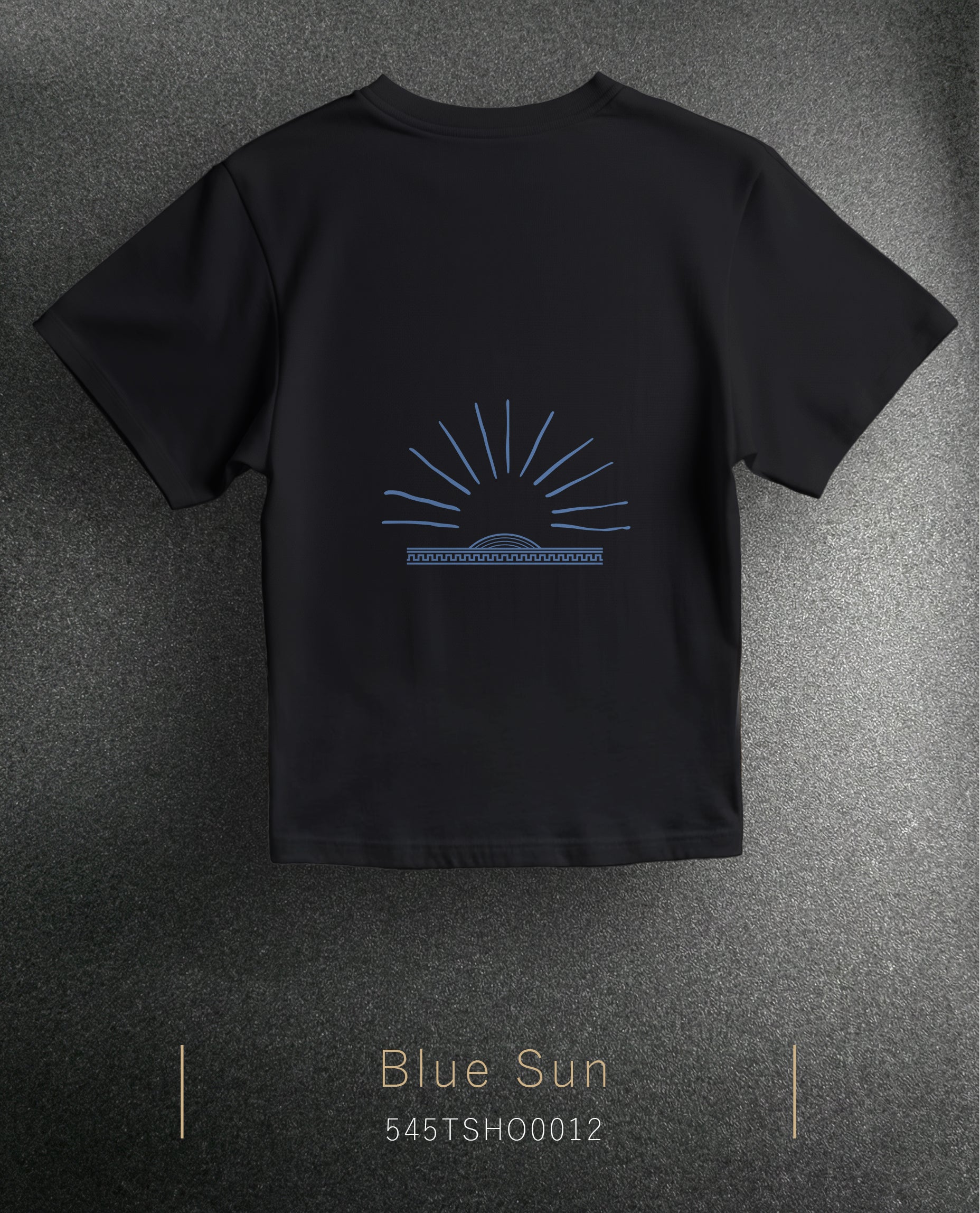 Blue Sun Over Size T-Shirt (Tişört) 2 Renk