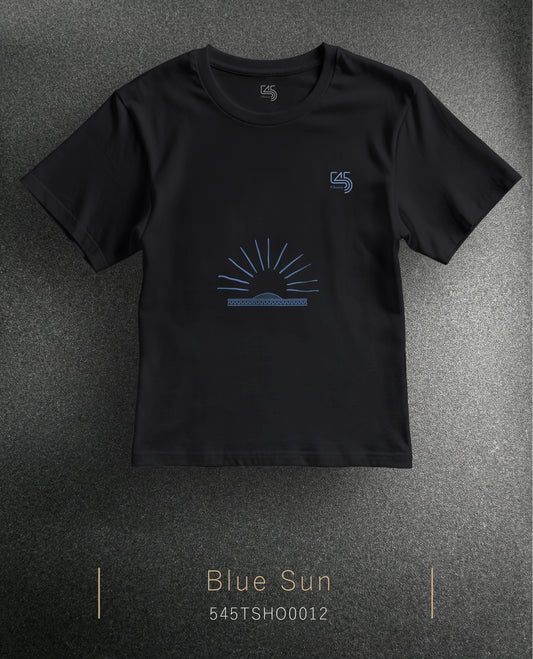 Blue Sun Over Size T-Shirt (Tişört) 2 Renk