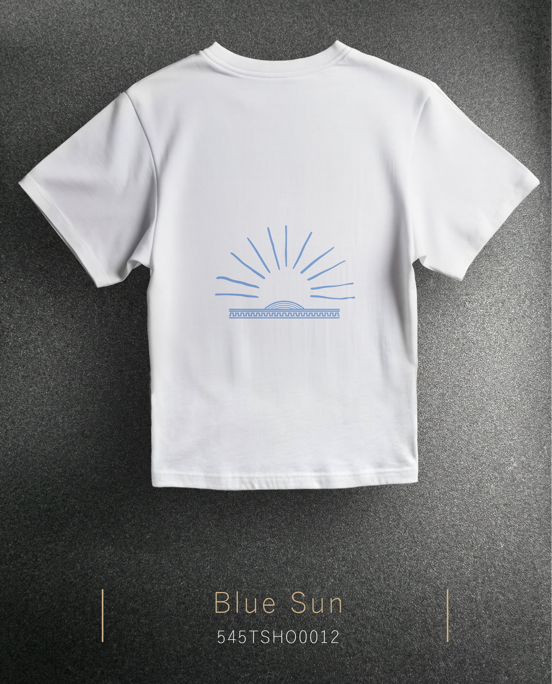 Blue Sun Over Size T-Shirt (Tişört) 2 Renk