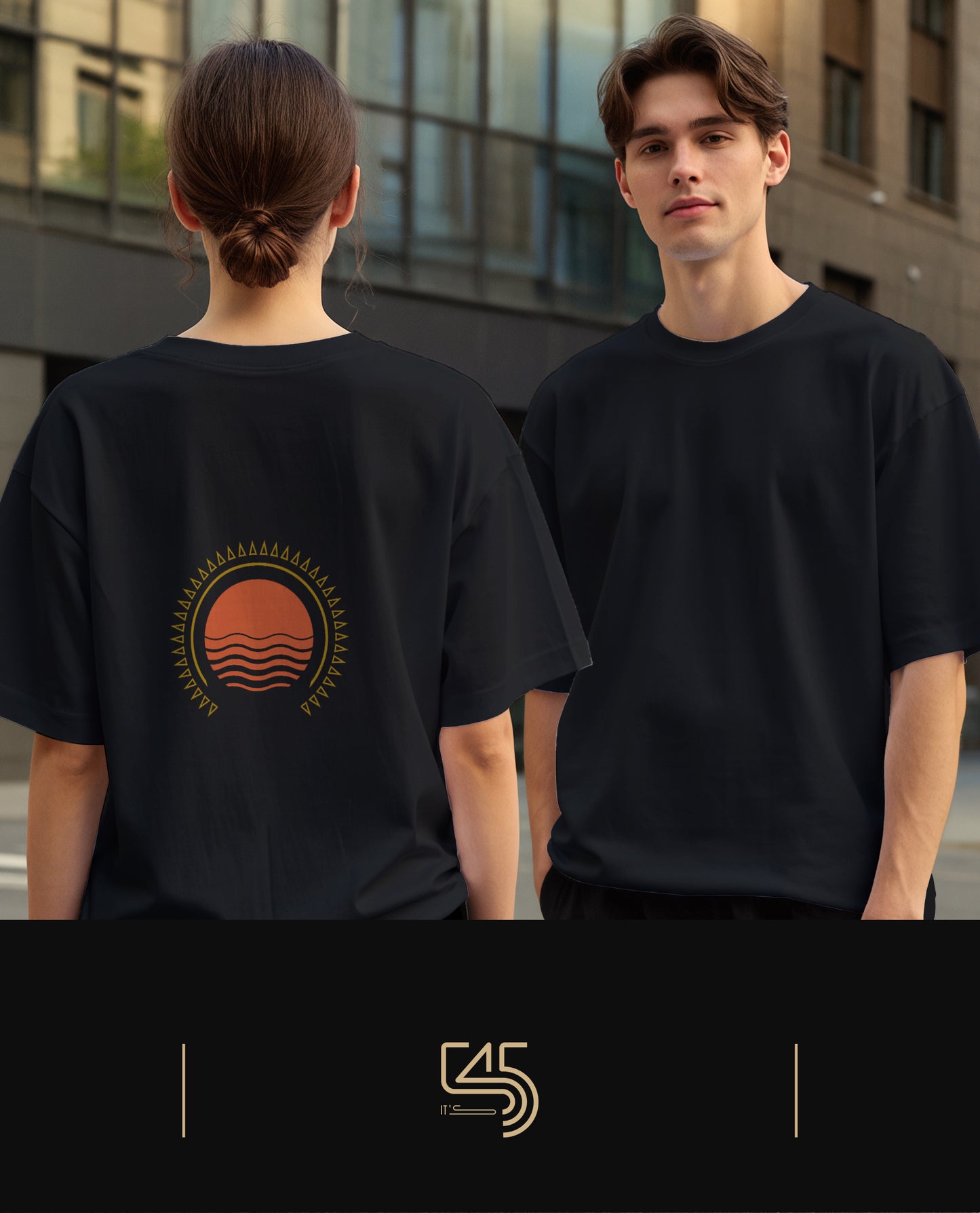 Sunset Over Size T-Shirt (Tişört) 2 Renk
