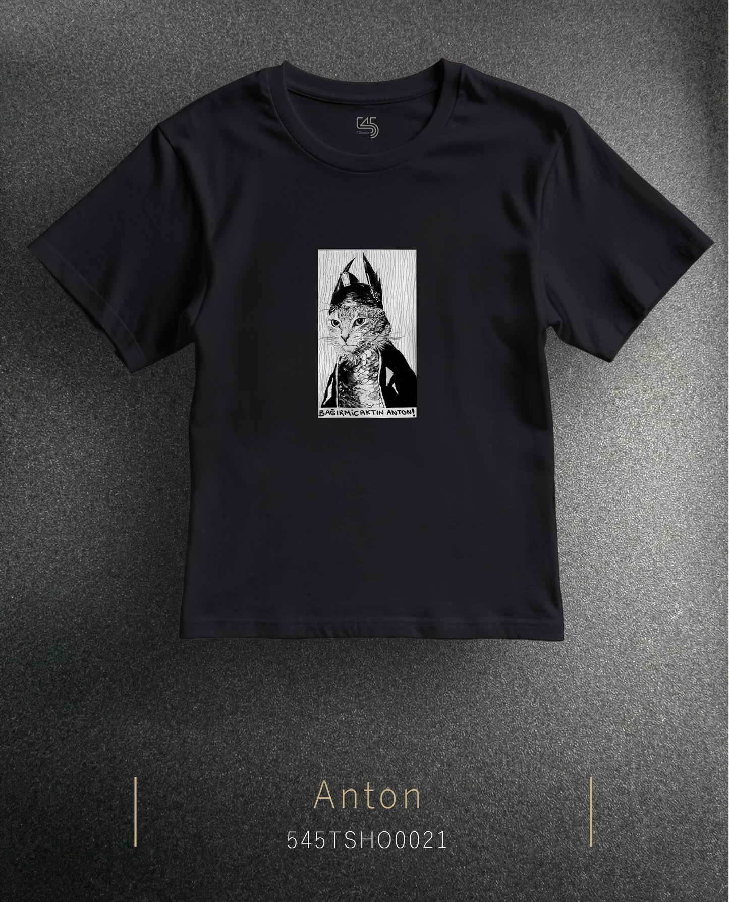 The Cat Anton Over Size T-Shirt (Tişört) 2 Renk