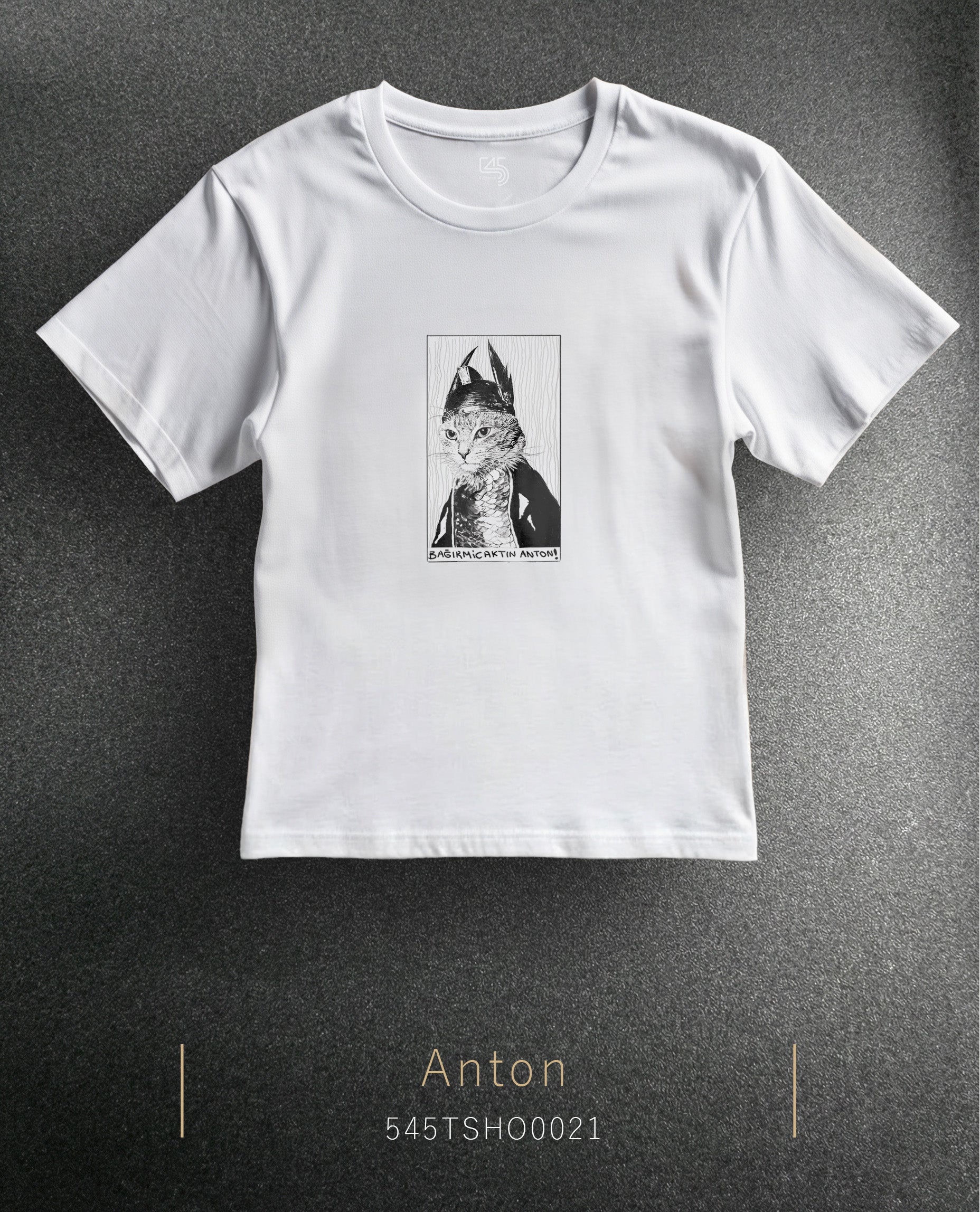 The Cat Anton Over Size T-Shirt (Tişört) 2 Renk