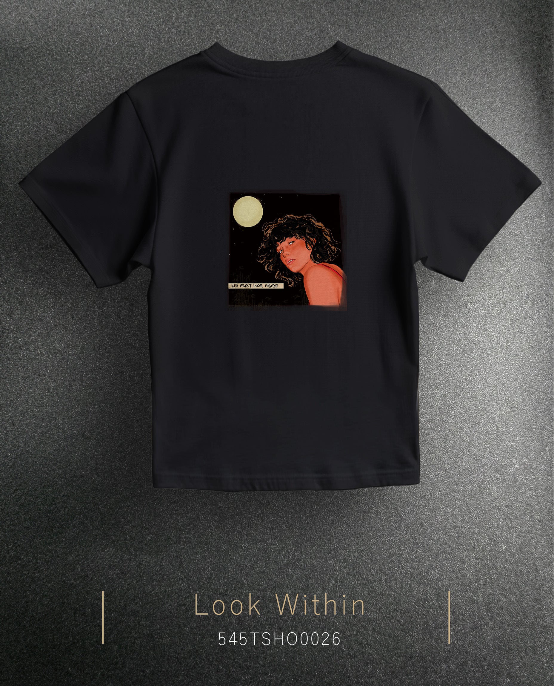 Look Within Over Size T-Shirt (Tişört) 2 Renk