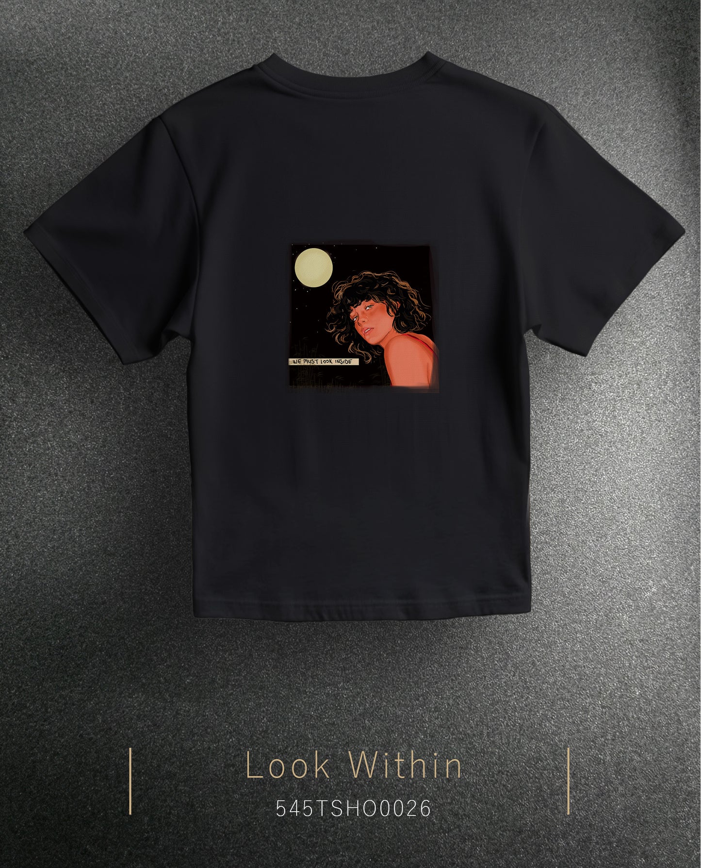 Look Within Over Size T-Shirt (Tişört) 2 Renk