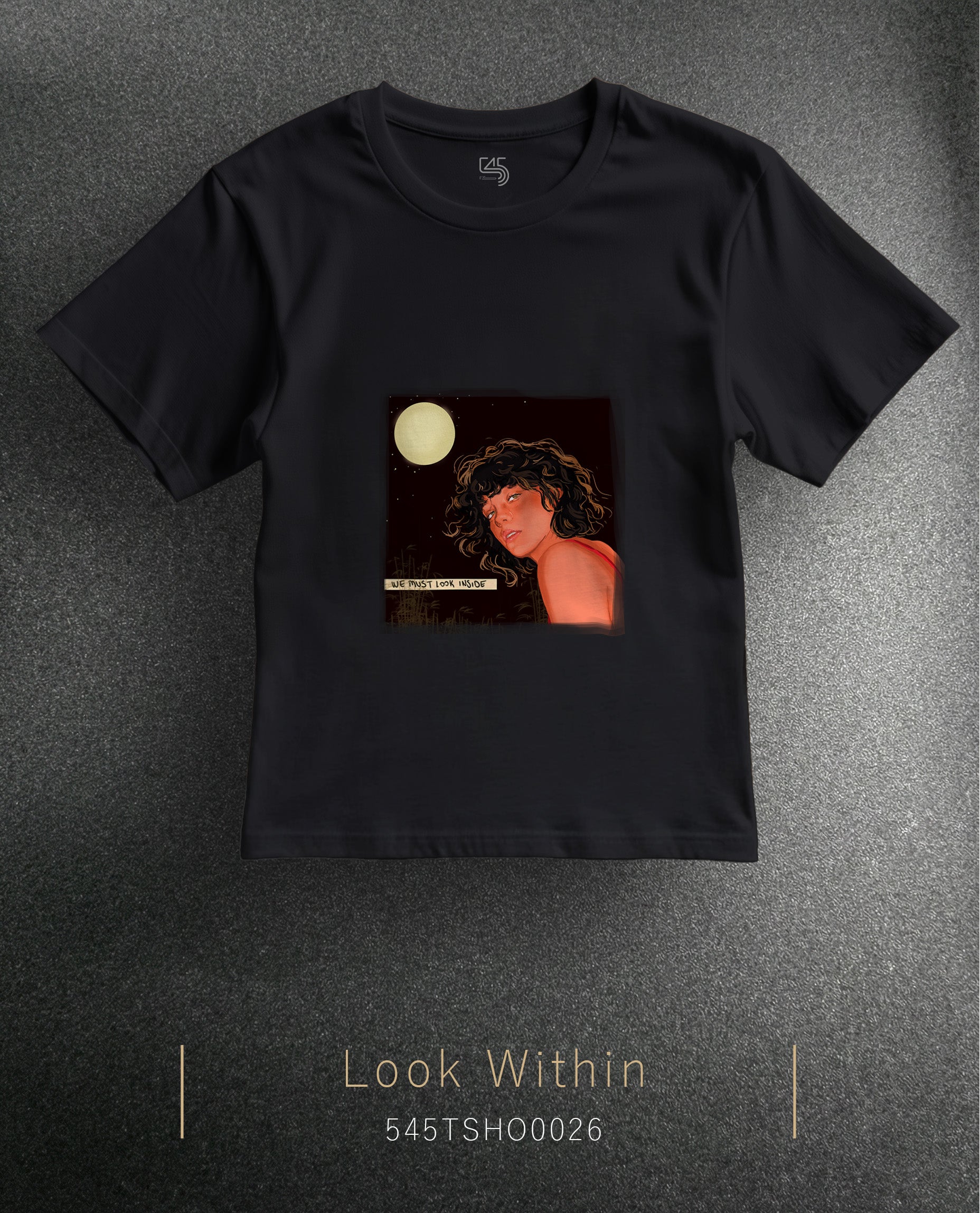 Look Within Over Size T-Shirt (Tişört) 2 Renk