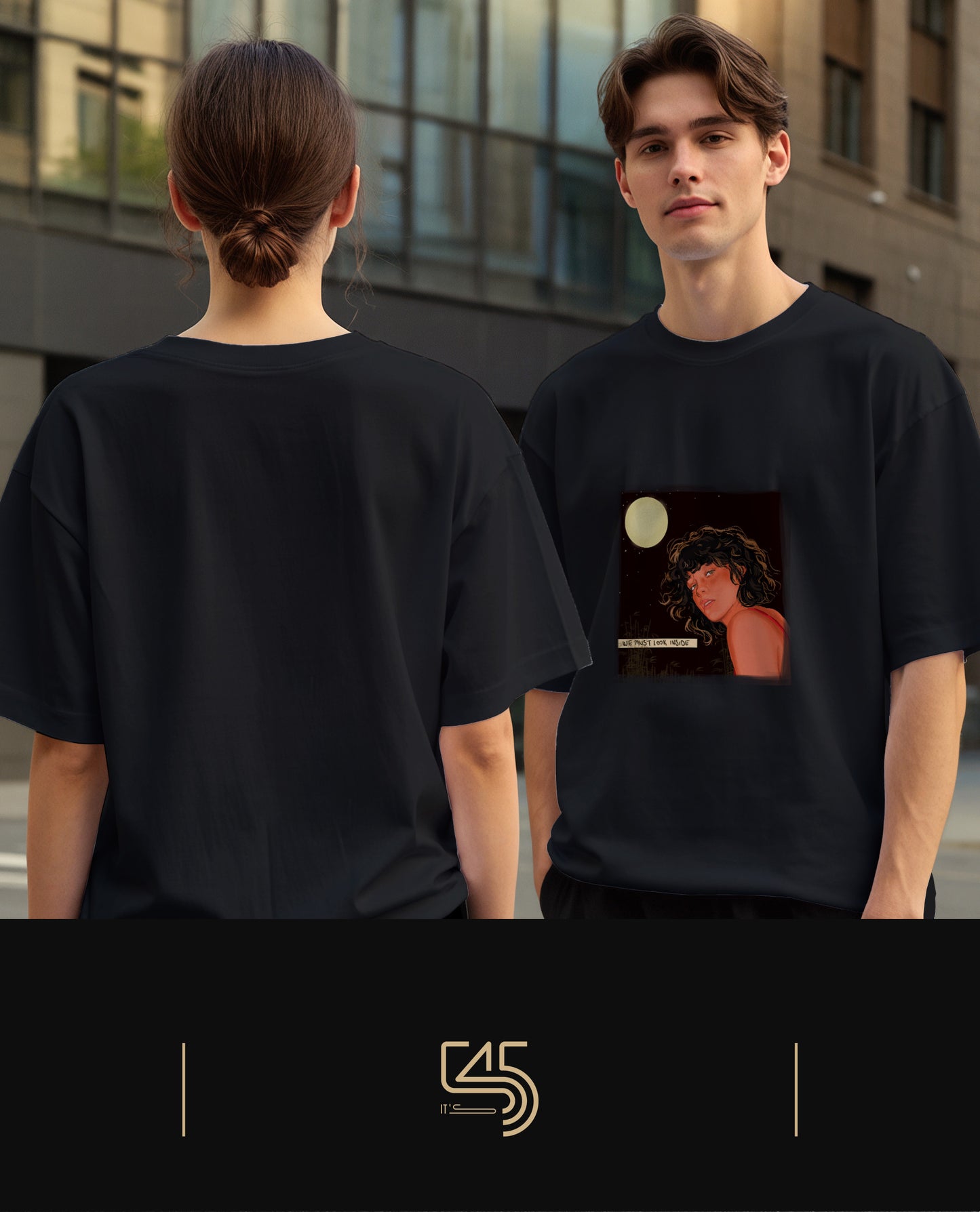 Look Within Over Size T-Shirt (Tişört) 2 Renk