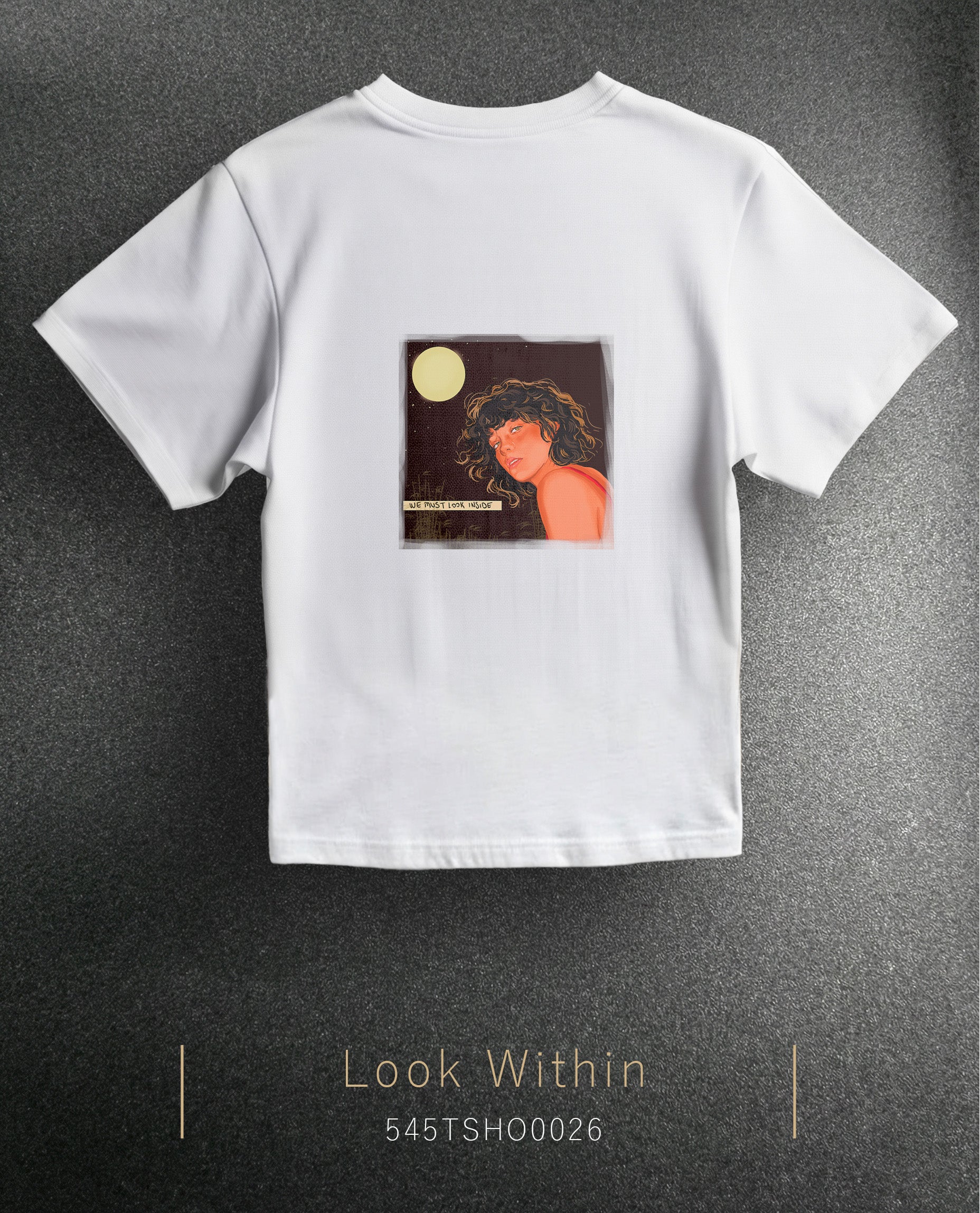 Look Within Over Size T-Shirt (Tişört) 2 Renk