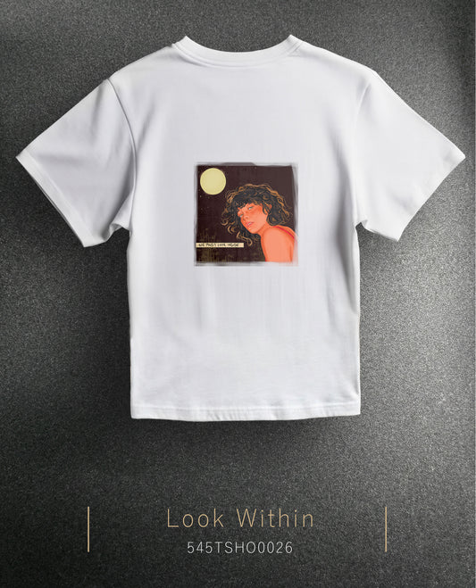 Look Within Over Size T-Shirt (Tişört) 2 Renk
