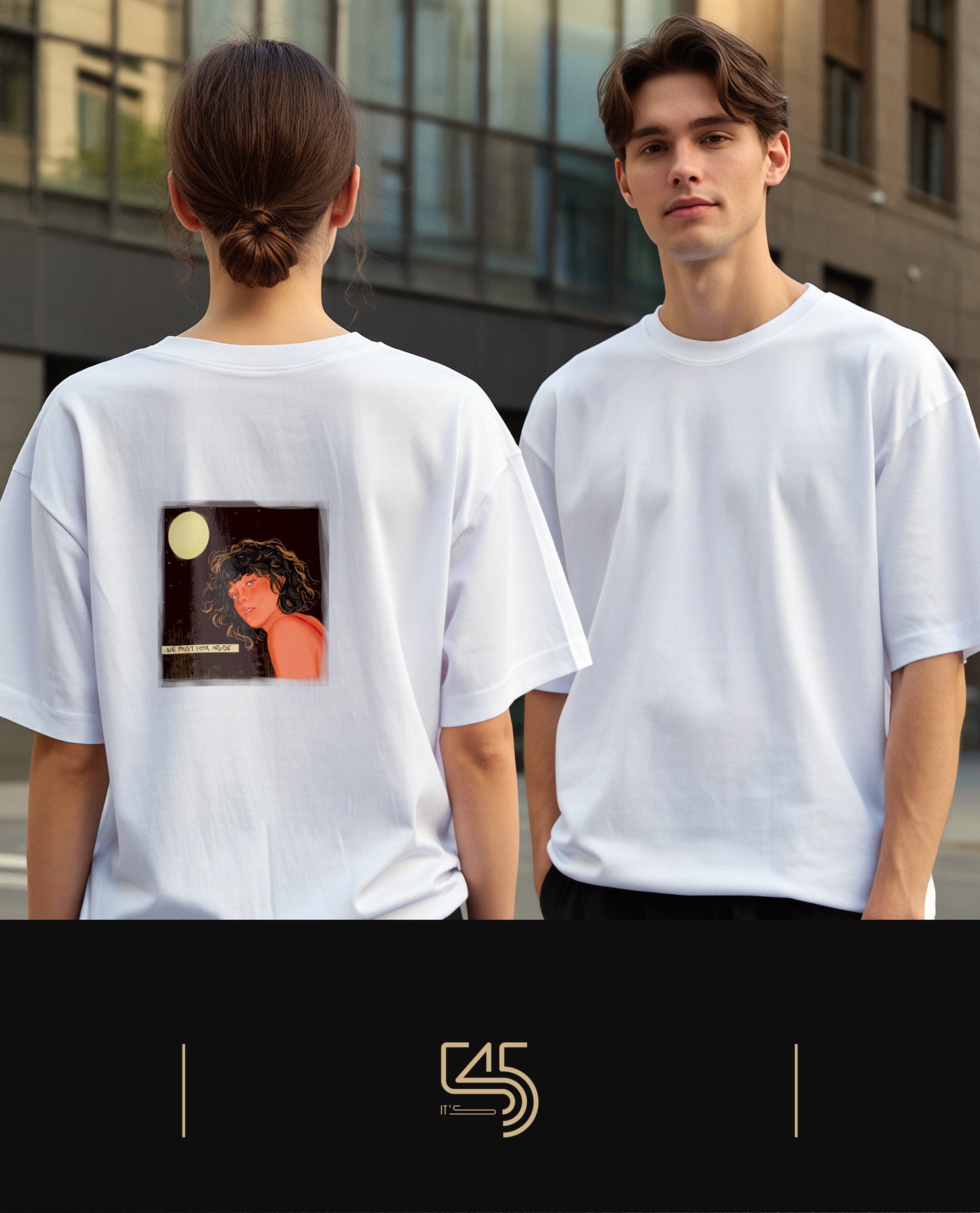 Look Within Over Size T-Shirt (Tişört) 2 Renk