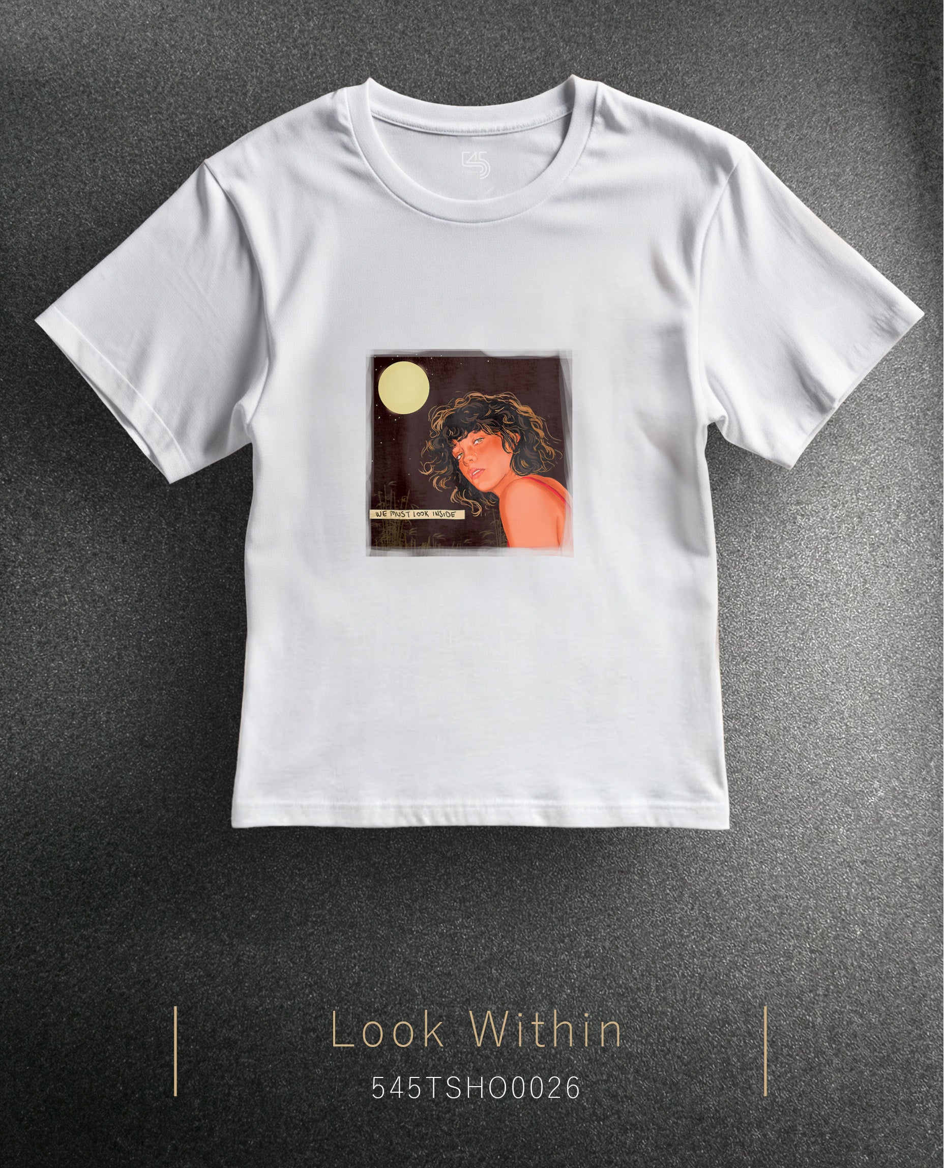 Look Within Over Size T-Shirt (Tişört) 2 Renk