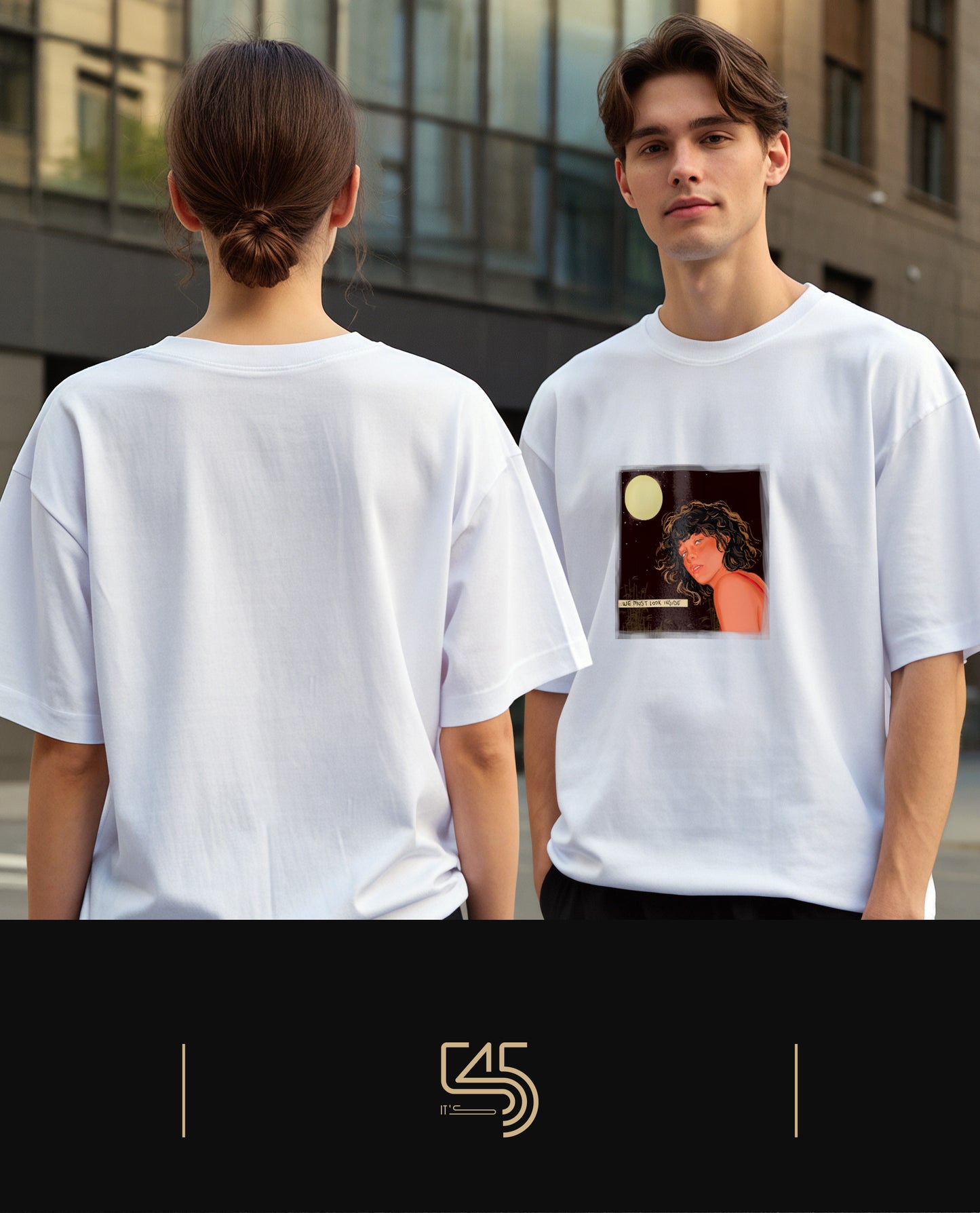 Look Within Over Size T-Shirt (Tişört) 2 Renk