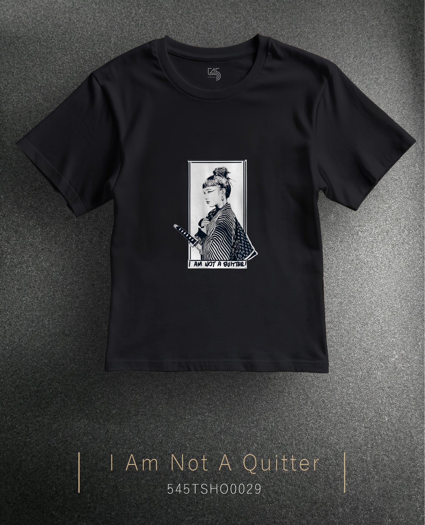 Sharp Silence "I Am Not a Quitter" Over Size T-Shirt (Tişört) 2 Renk