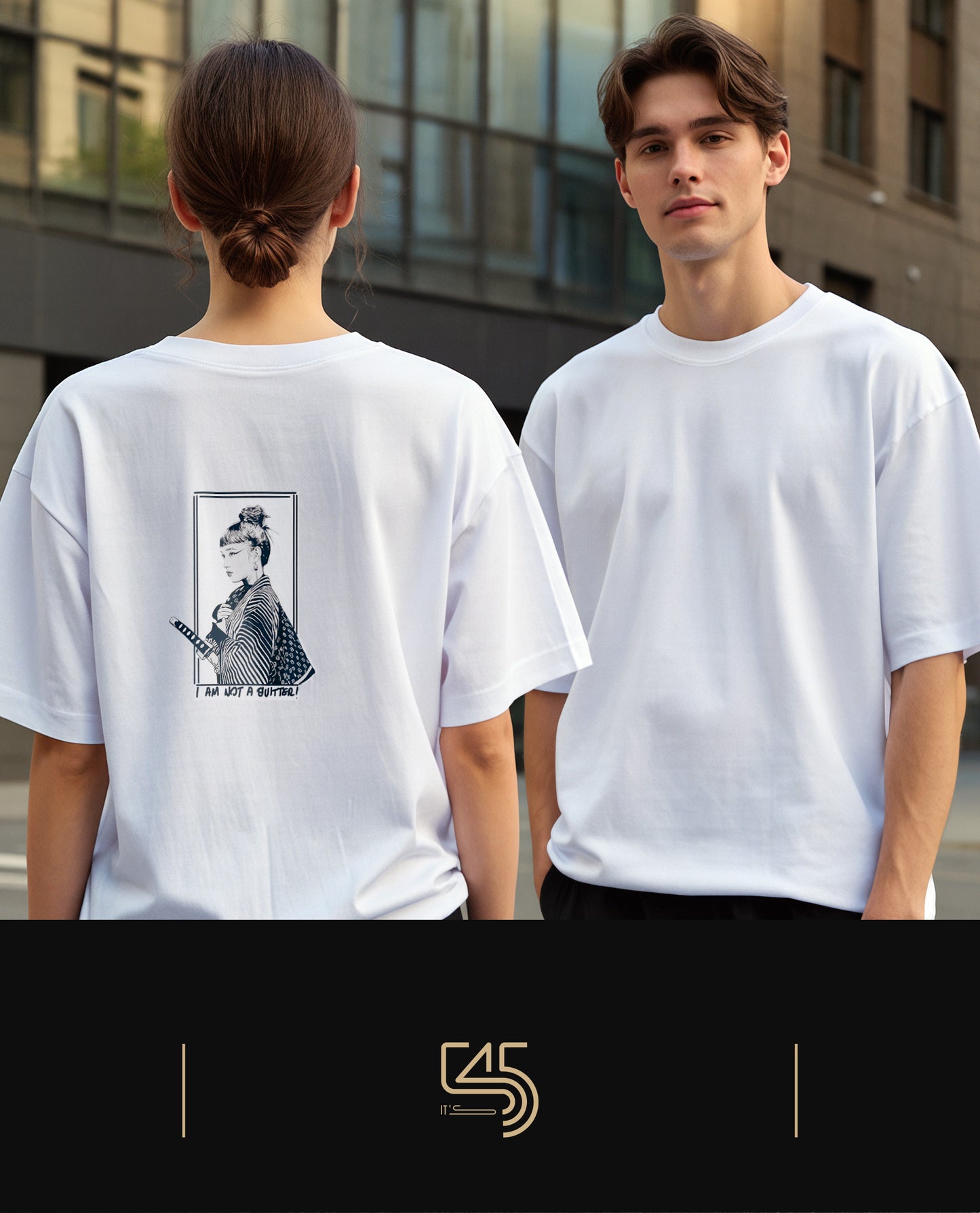 Sharp Silence "I Am Not a Quitter" Over Size T-Shirt (Tişört) 2 Renk