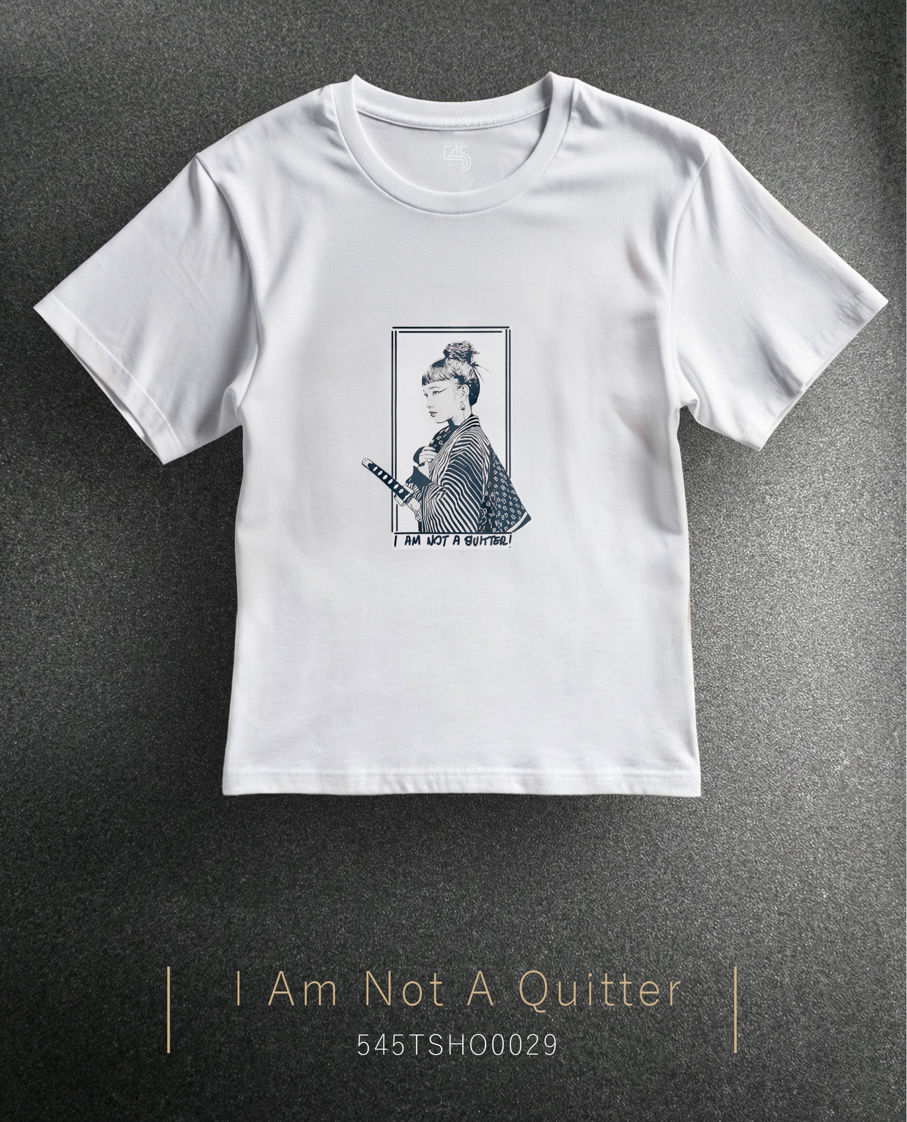Sharp Silence "I Am Not a Quitter" Over Size T-Shirt (Tişört) 2 Renk