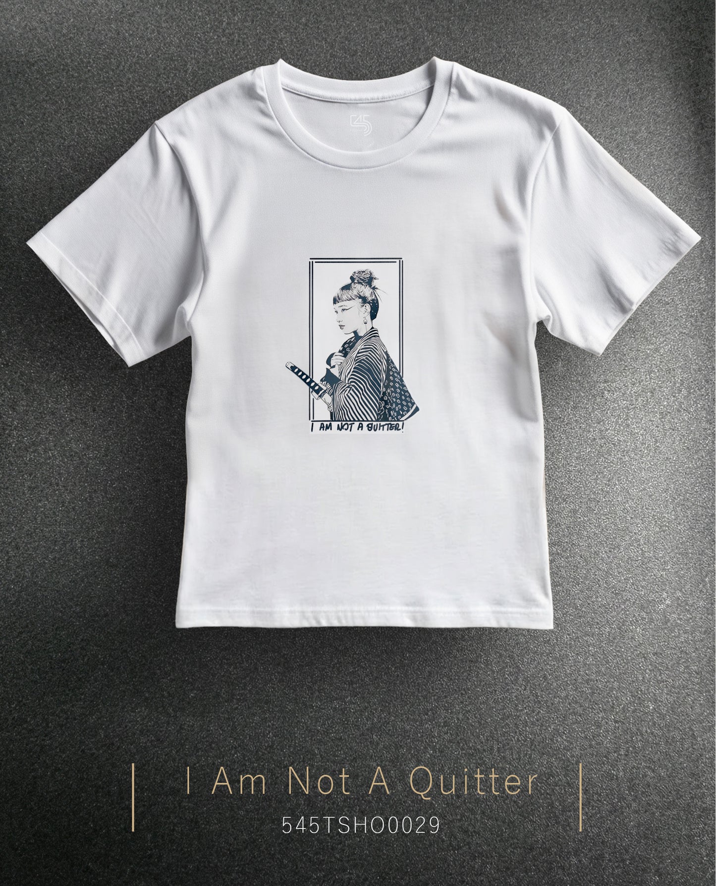 Sharp Silence "I Am Not a Quitter" Over Size T-Shirt (Tişört) 2 Renk