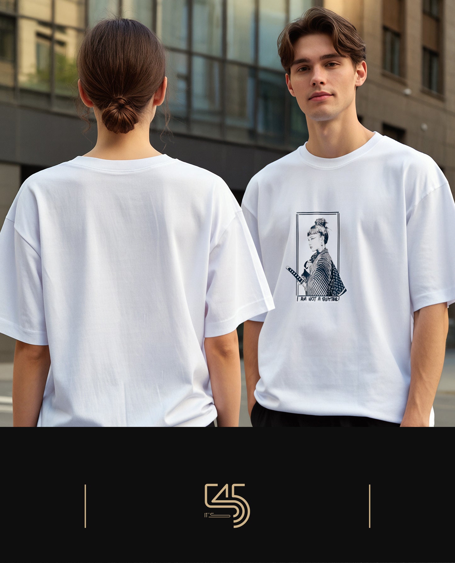 Sharp Silence "I Am Not a Quitter" Over Size T-Shirt (Tişört) 2 Renk