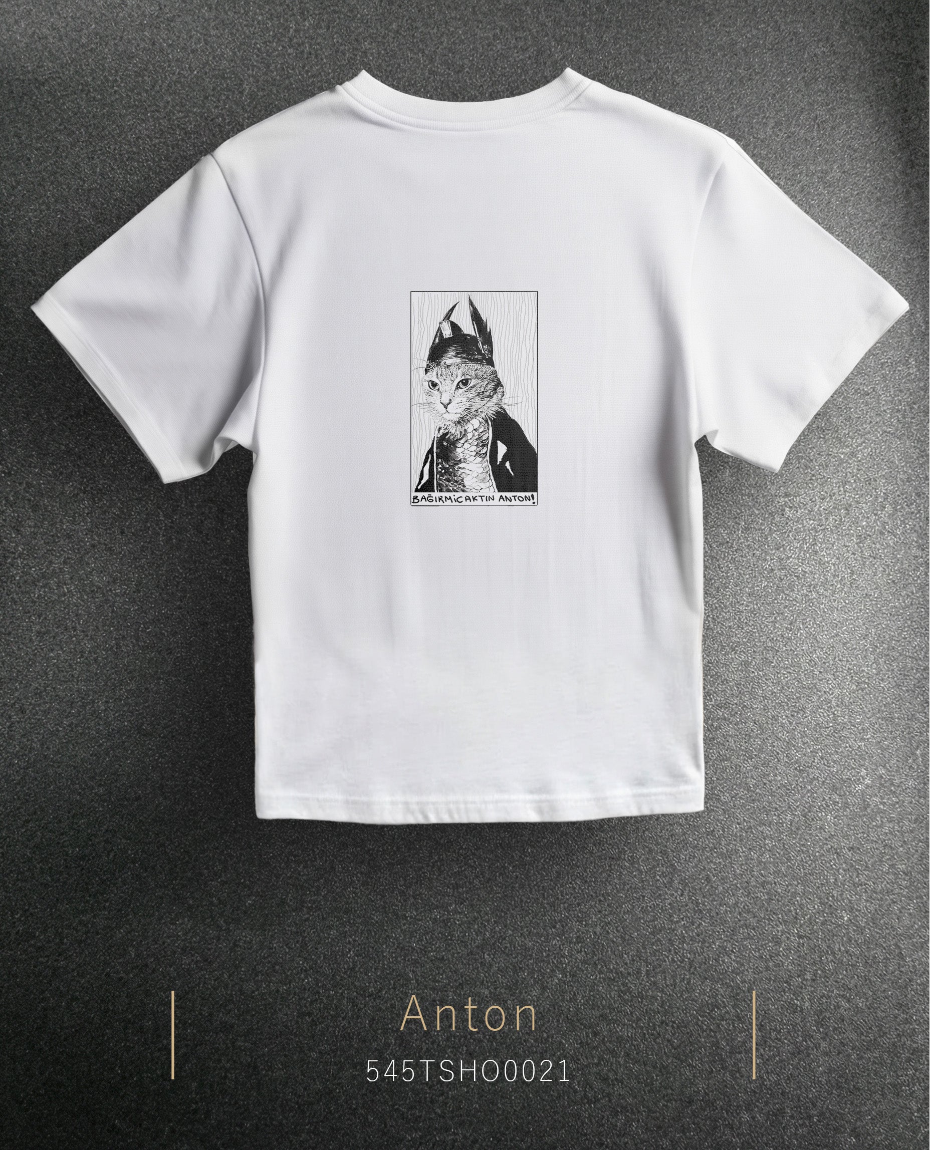 The Cat Anton Over Size T-Shirt (Tişört) 2 Renk