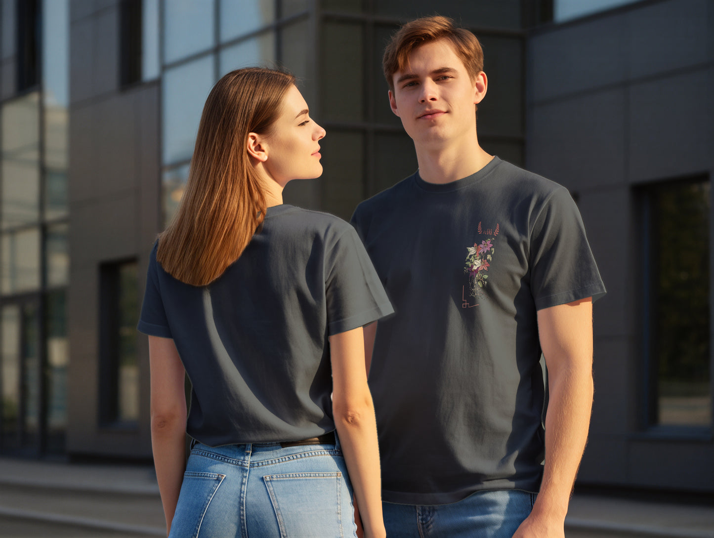 Flower it's 545 Regular Size T-Shirt (Tişört) (Renk: 7 Farklı Renk) (545TSHR0003)