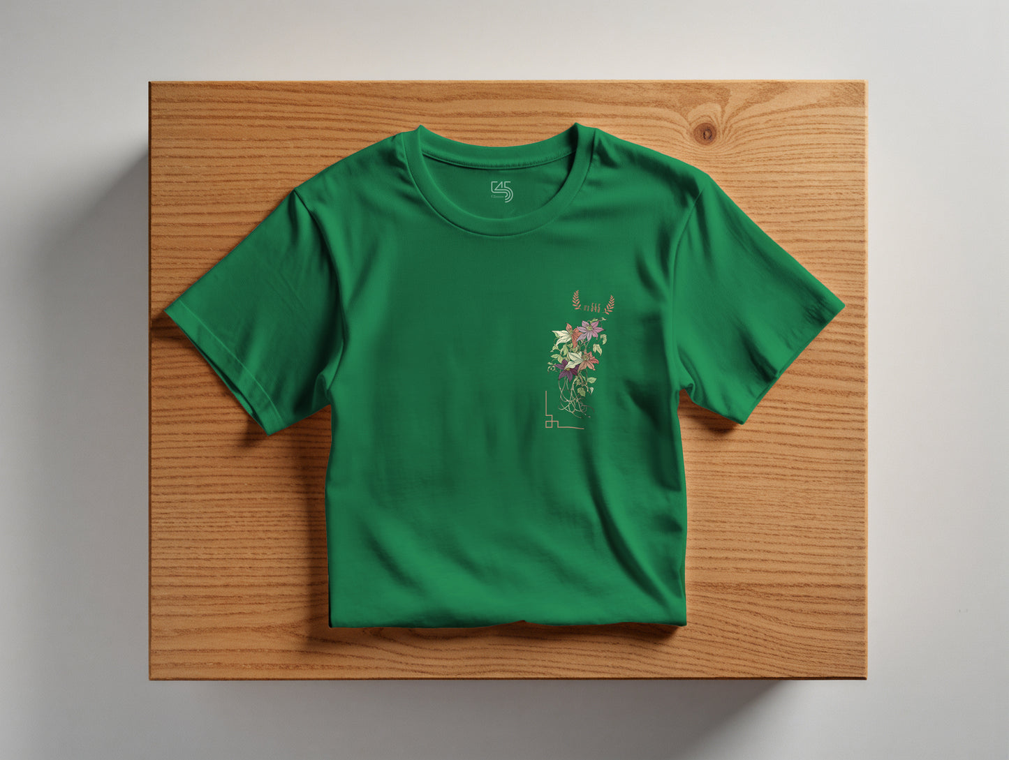 Flower it's 545 Regular Size T-Shirt (Tişört) (Renk: 7 Farklı Renk) (545TSHR0003)