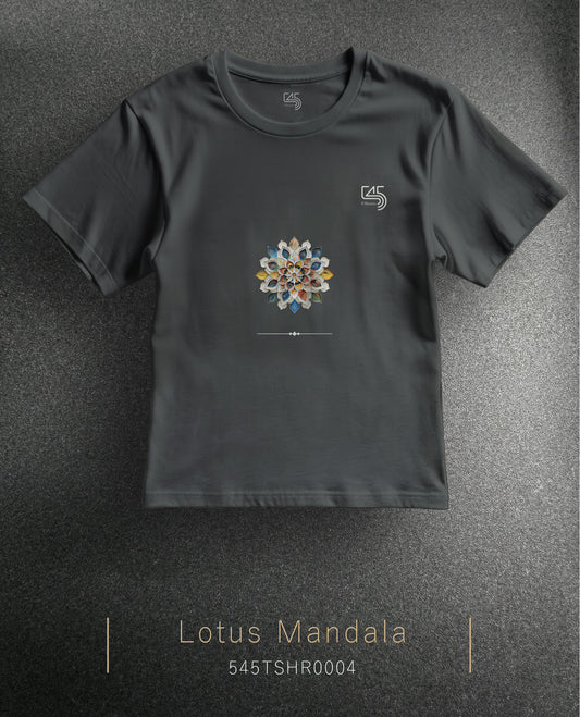 Lotus Mandala Regular Size T-Shirt (Tişört) 7 Renk