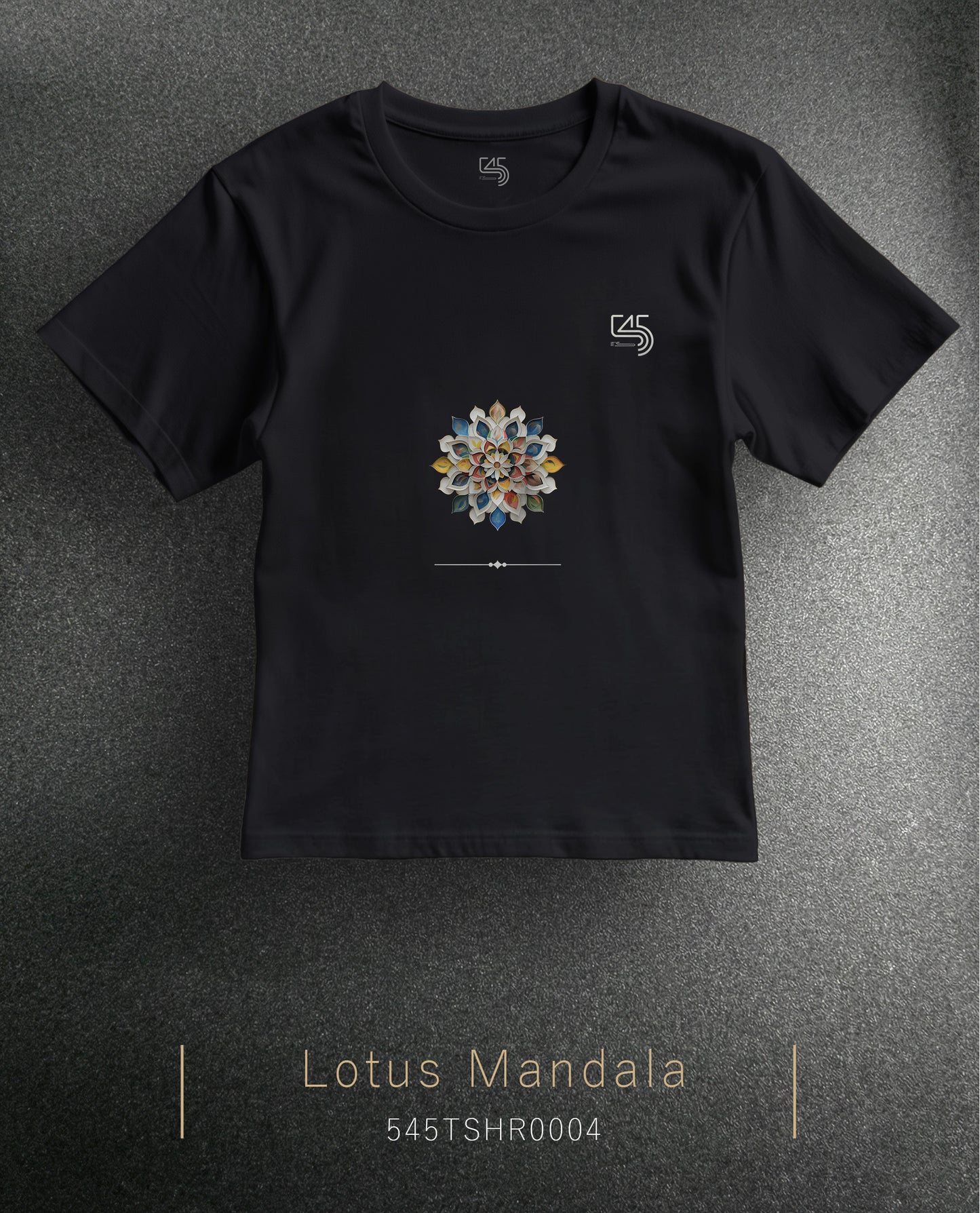 Lotus Mandala Regular Size T-Shirt (Tişört) 7 Colors