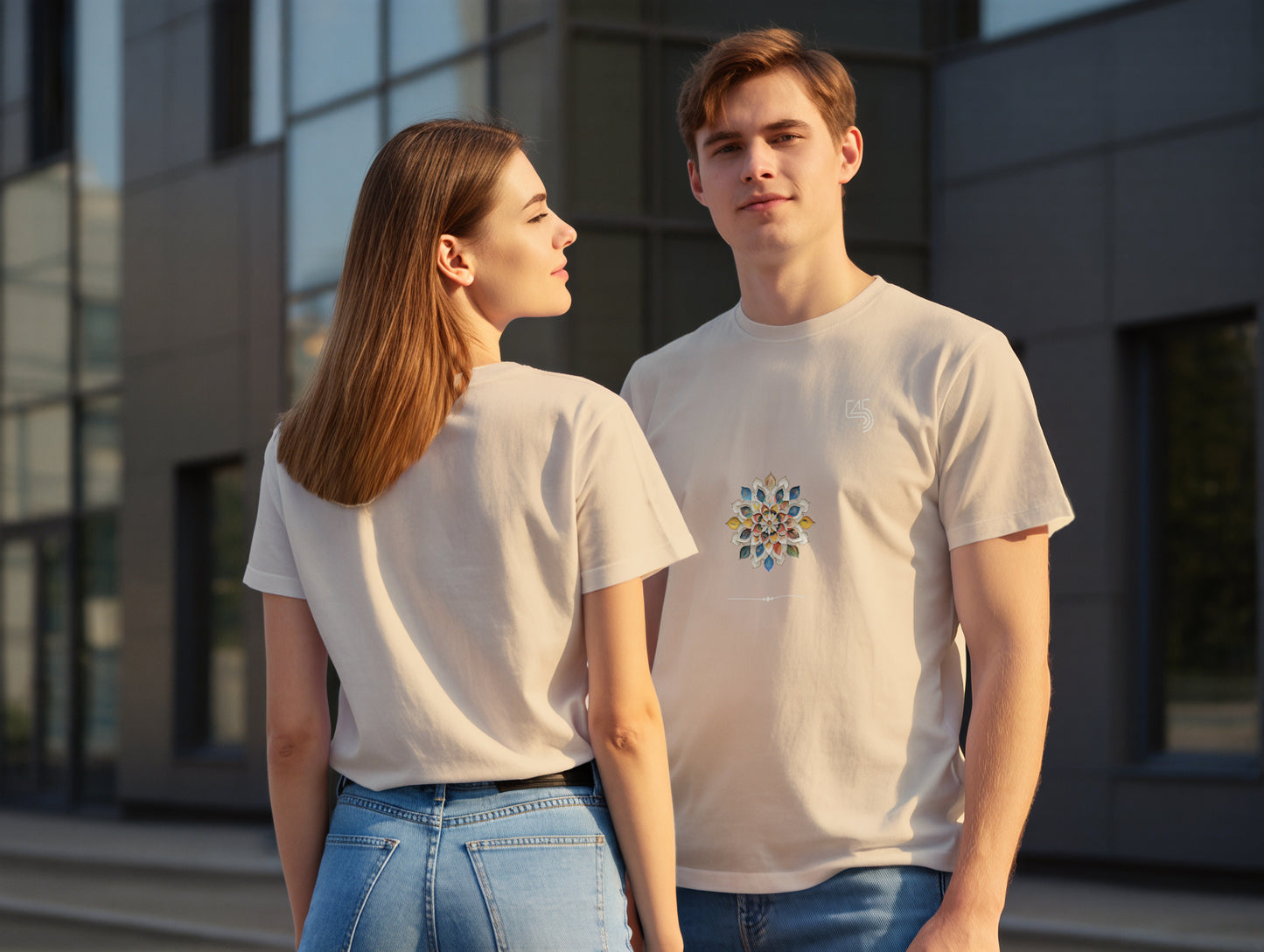 Flower it's 545 Regular Size T-Shirt (Tişört) (Renk: 7 Farklı Renk) (545TSHR0004)