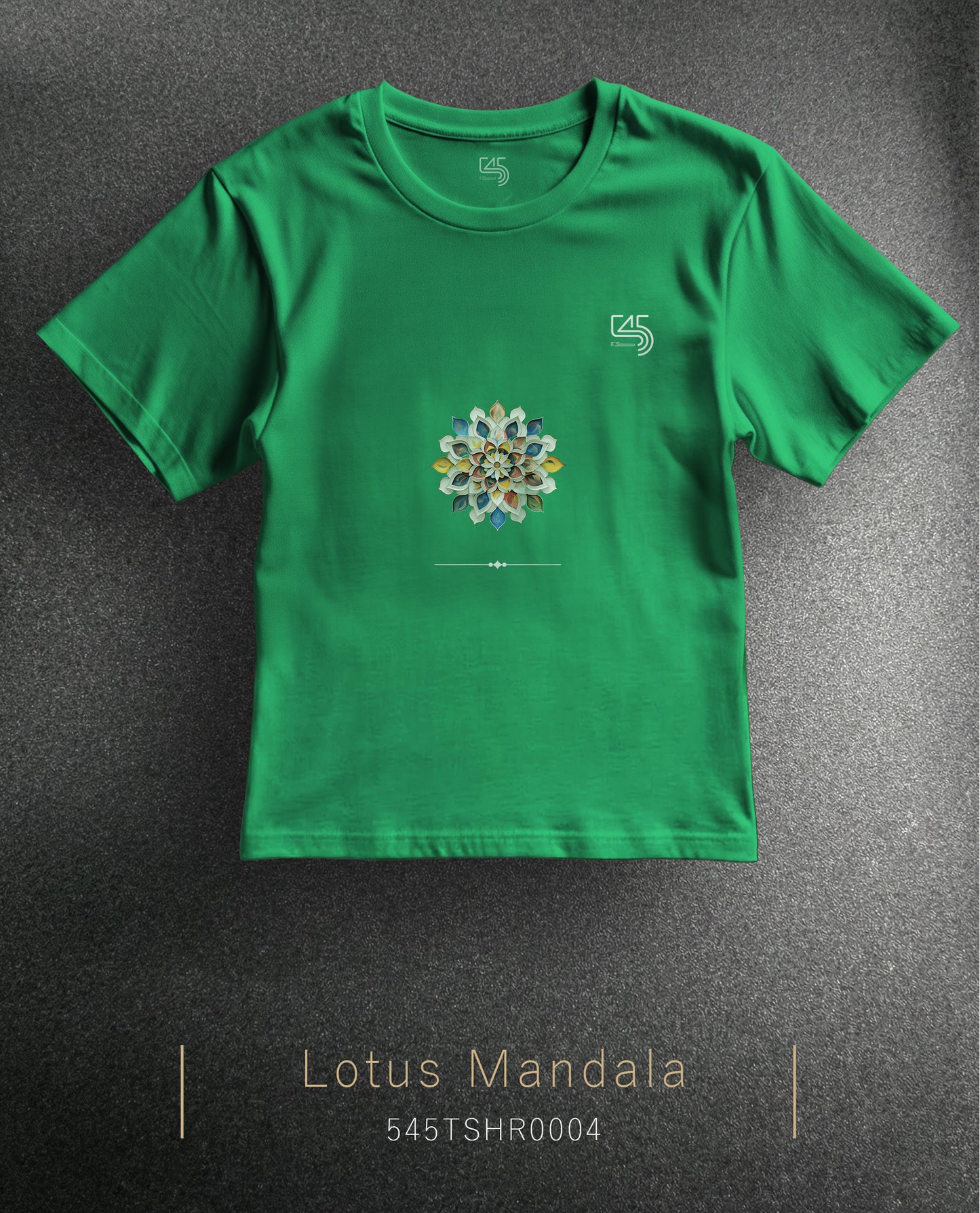 Lotus Mandala Regular Size T-Shirt (Tişört) 7 Colors