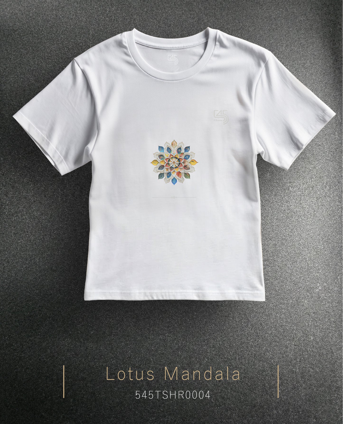 Lotus Mandala Regular Size T-Shirt (Tişört) 7 Colors